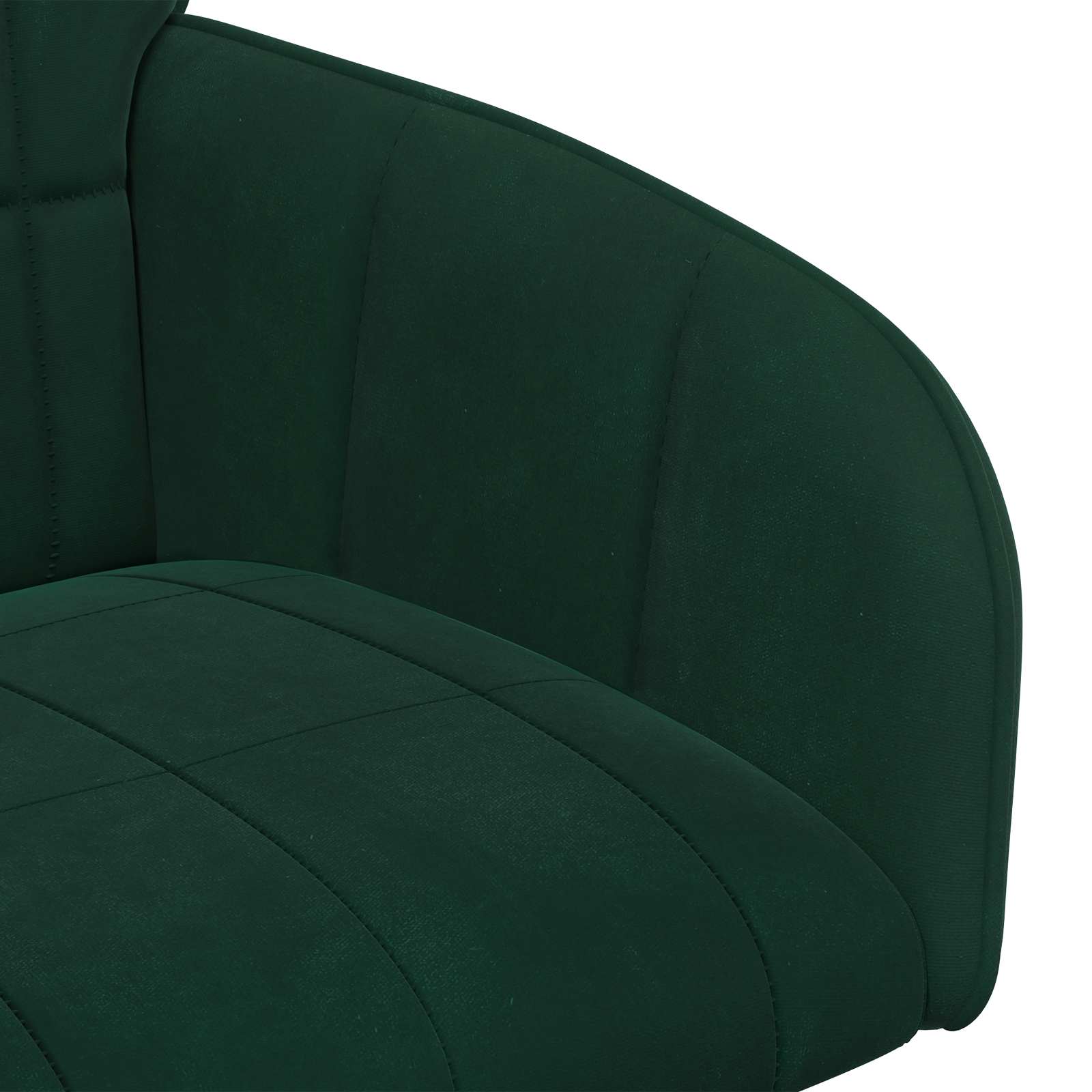 Trpezarijske stolice 4 pcs Baršun Tamnozelena 57 x 50 x 85 cm