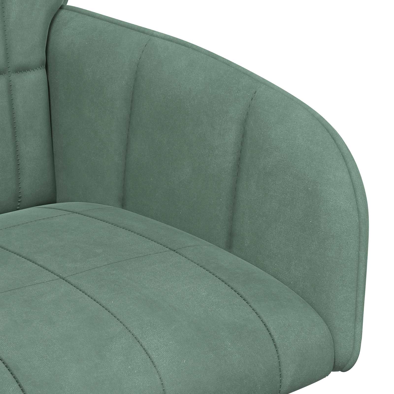 Trpezarijske stolice 4 pcs Baršun Morska zelena 57 x 50 x 85 cm