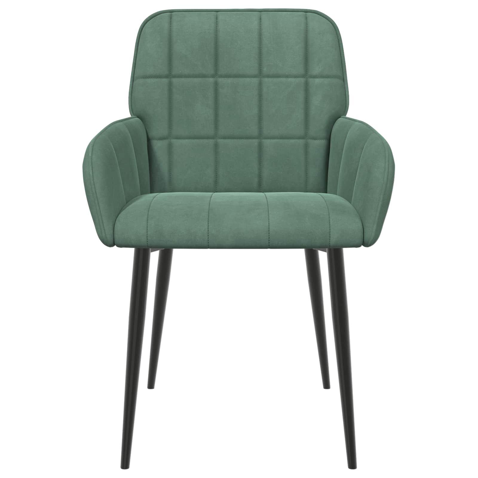 Trpezarijske stolice 4 pcs Baršun Morska zelena 57 x 50 x 85 cm