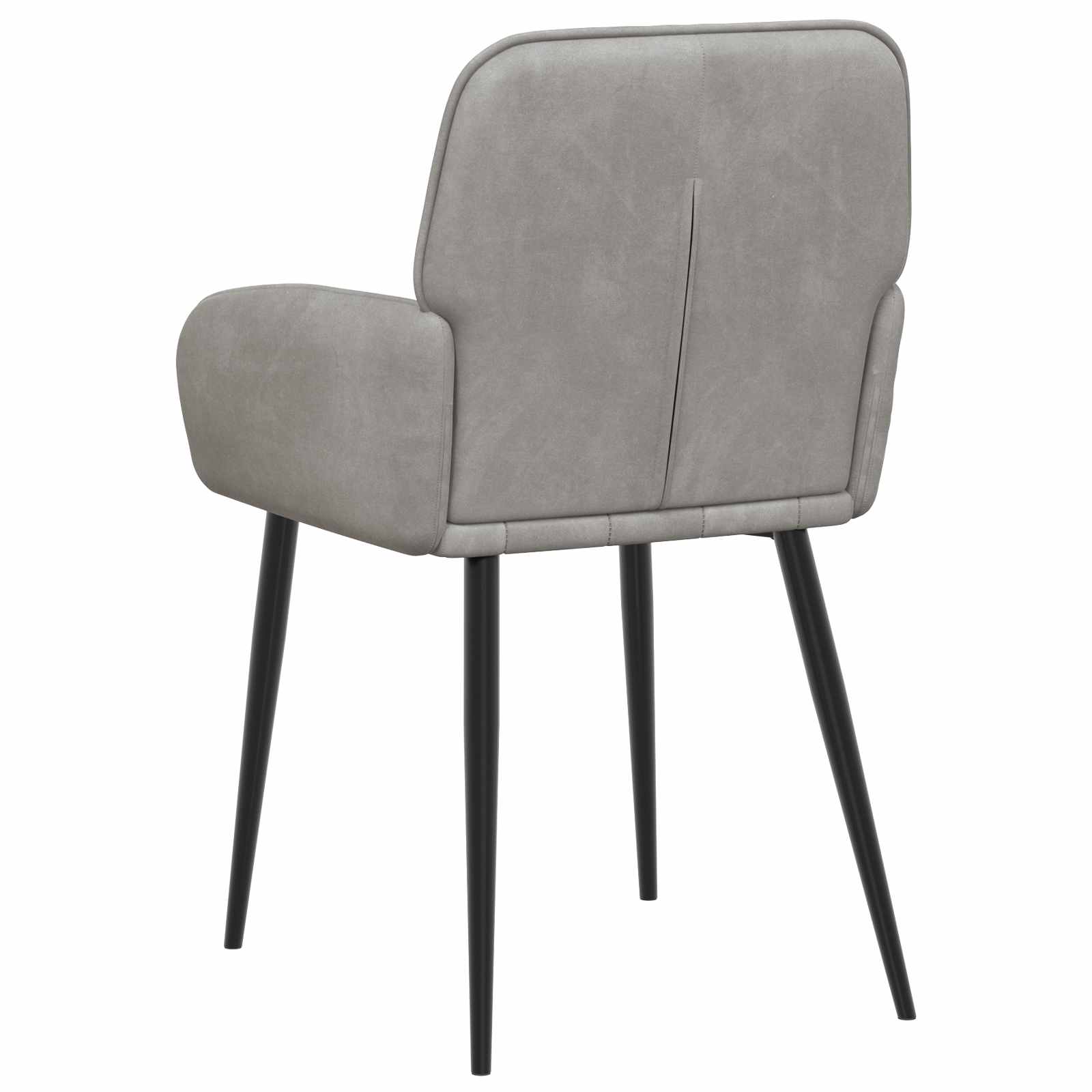 Trpezarijske stolice 6 pcs Baršun Svjetlosiva 57 x 50 x 85 cm