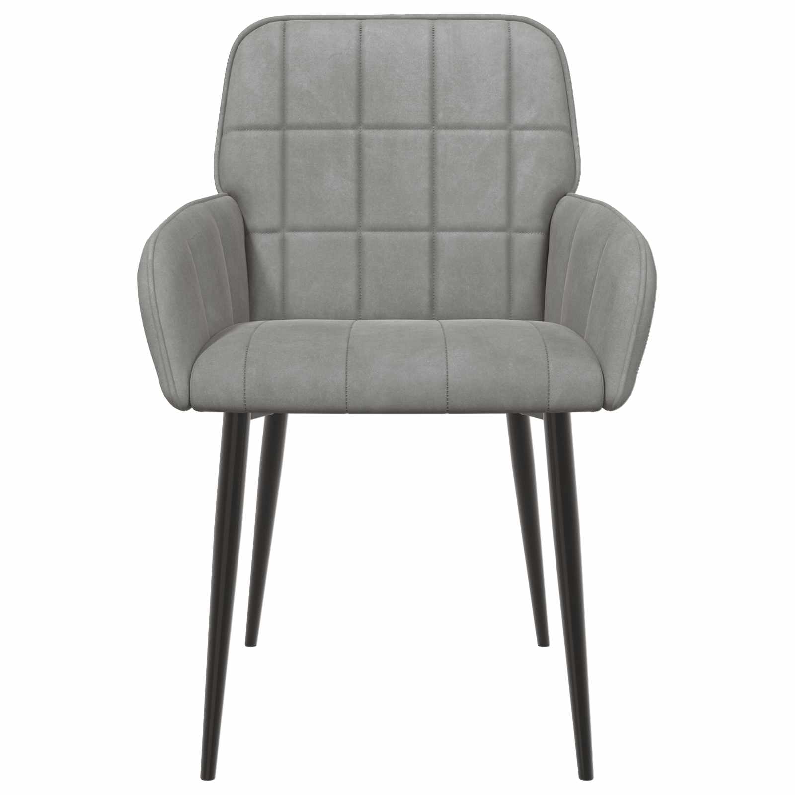 Trpezarijske stolice 6 pcs Baršun Svjetlosiva 57 x 50 x 85 cm