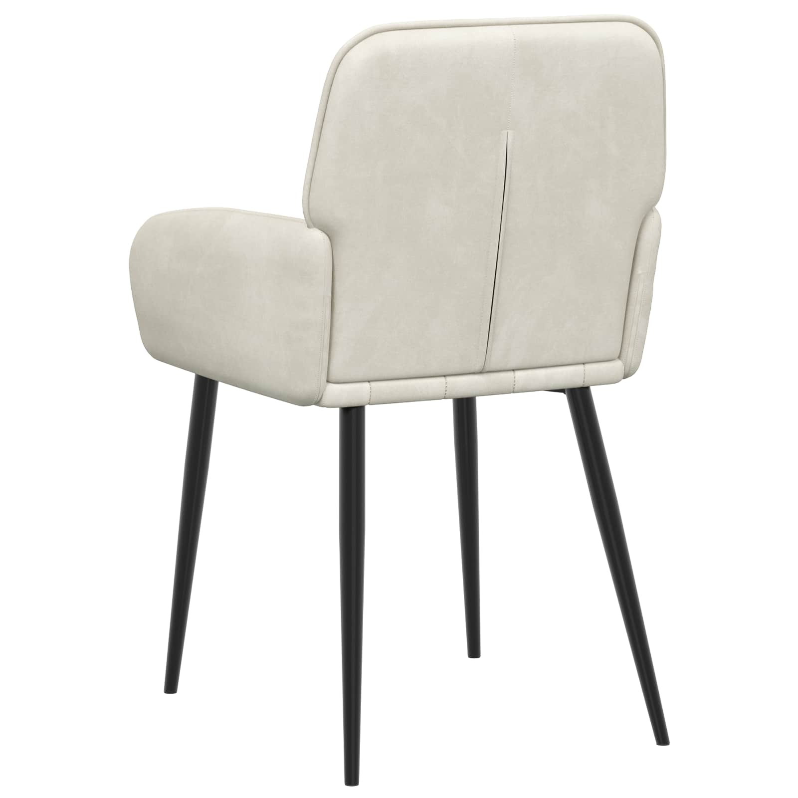 Trpezarijske stolice 6 pcs Baršun Krem 57 x 50 x 85 cm
