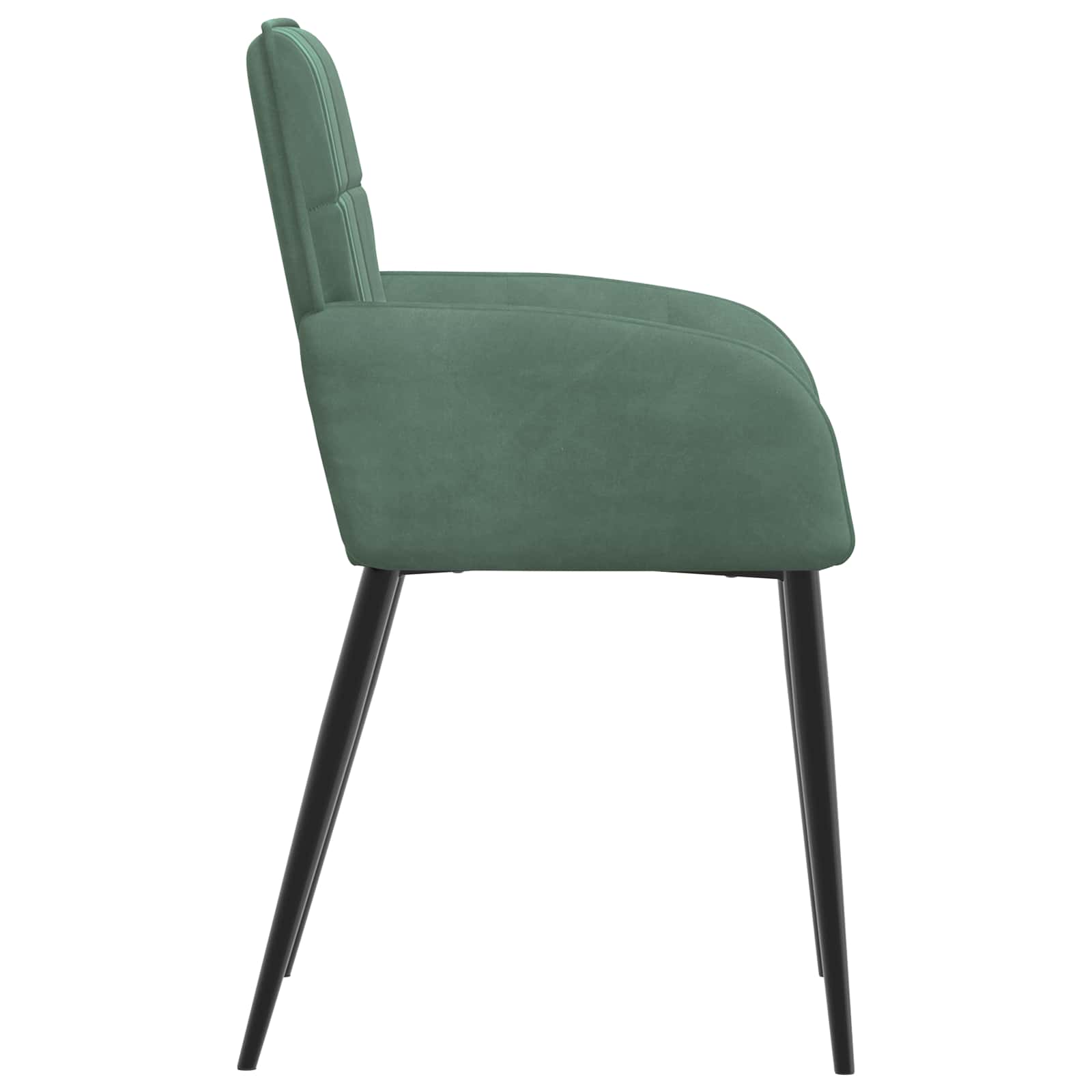 Trpezarijske stolice 6 pcs Baršun Morska zelena 57 x 50 x 85 cm