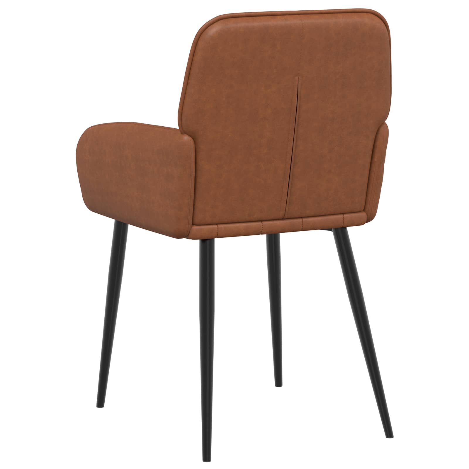 Trpezarijske stolice 4 pcs Umjetna koža Smeđa 57 x 50 x 85 cm