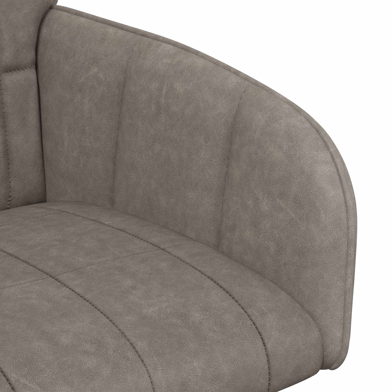 Trpezarijske stolice 6 pcs Umjetna koža Siva 57 x 50 x 85 cm