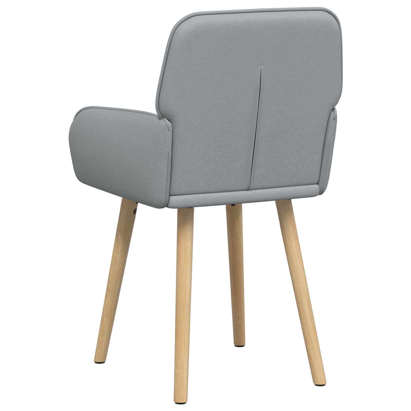Trpezarijske stolice 4 pcs Tkanina Svjetlosiva