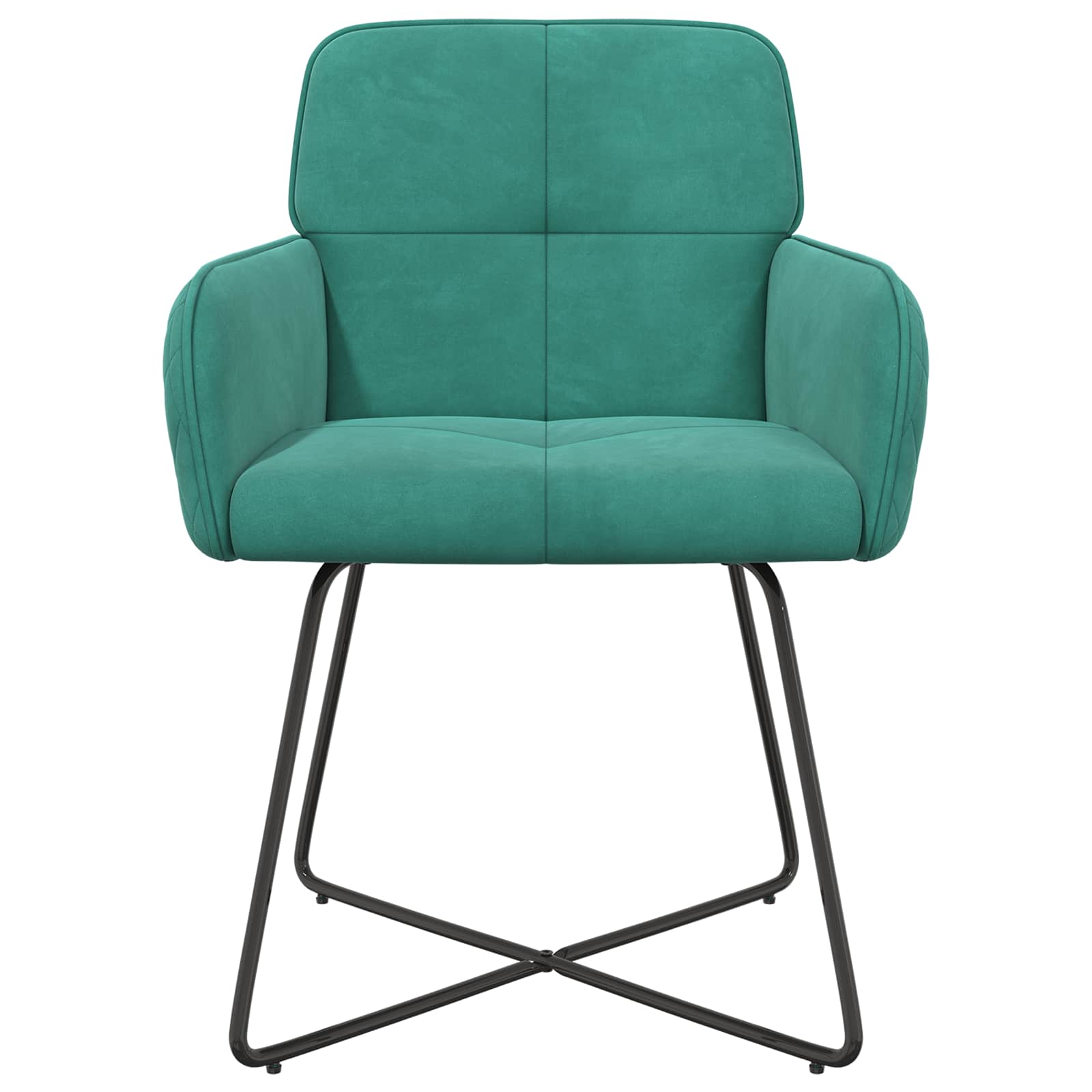 Trpezarijske stolice 4 pcs Baršun Tirkizna 59 x 56,5 x 86 cm