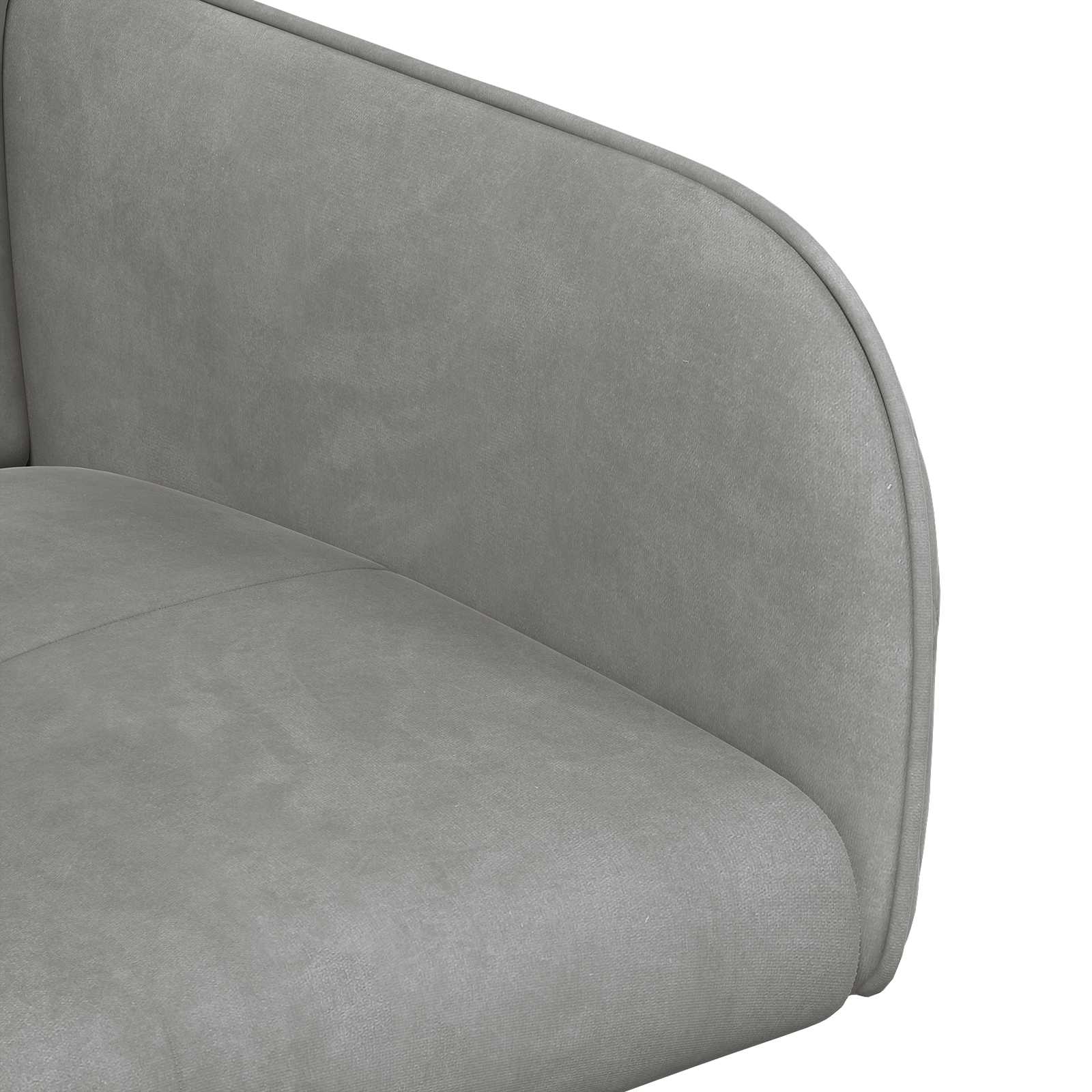 Trpezarijske stolice 6 pcs Baršun Svjetlosiva 59 x 56,5 x 86 cm
