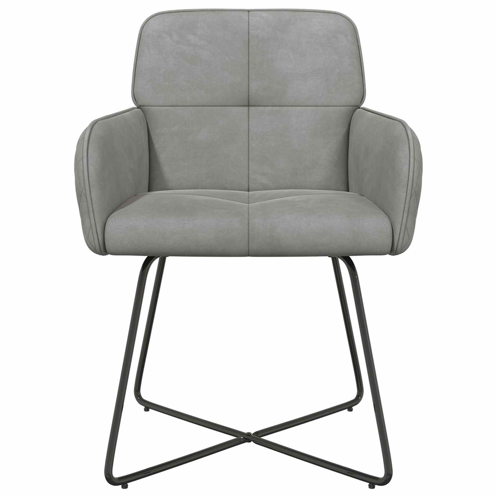 Trpezarijske stolice 6 pcs Baršun Svjetlosiva 59 x 56,5 x 86 cm
