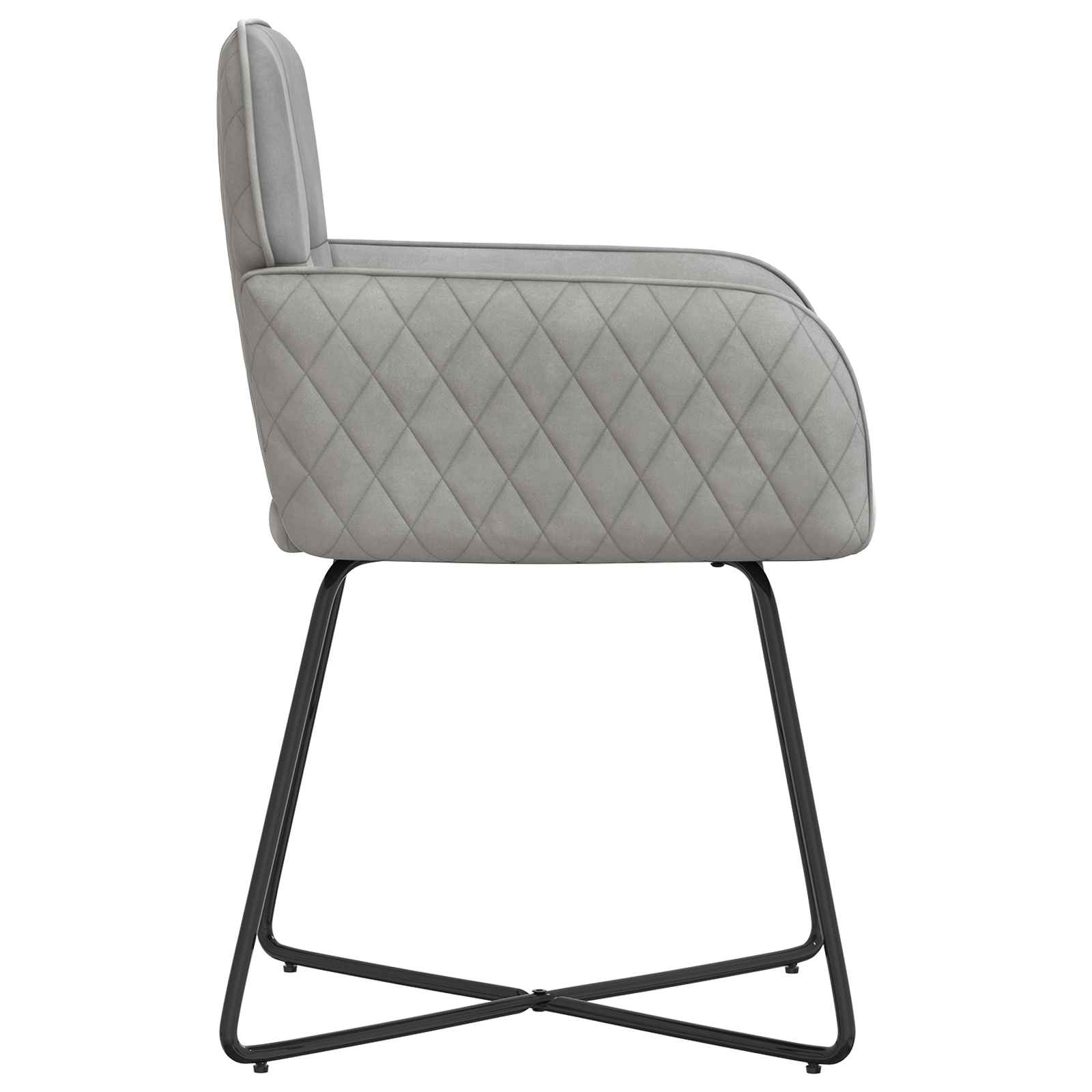 Trpezarijske stolice 6 pcs Baršun Svjetlosiva 59 x 56,5 x 86 cm