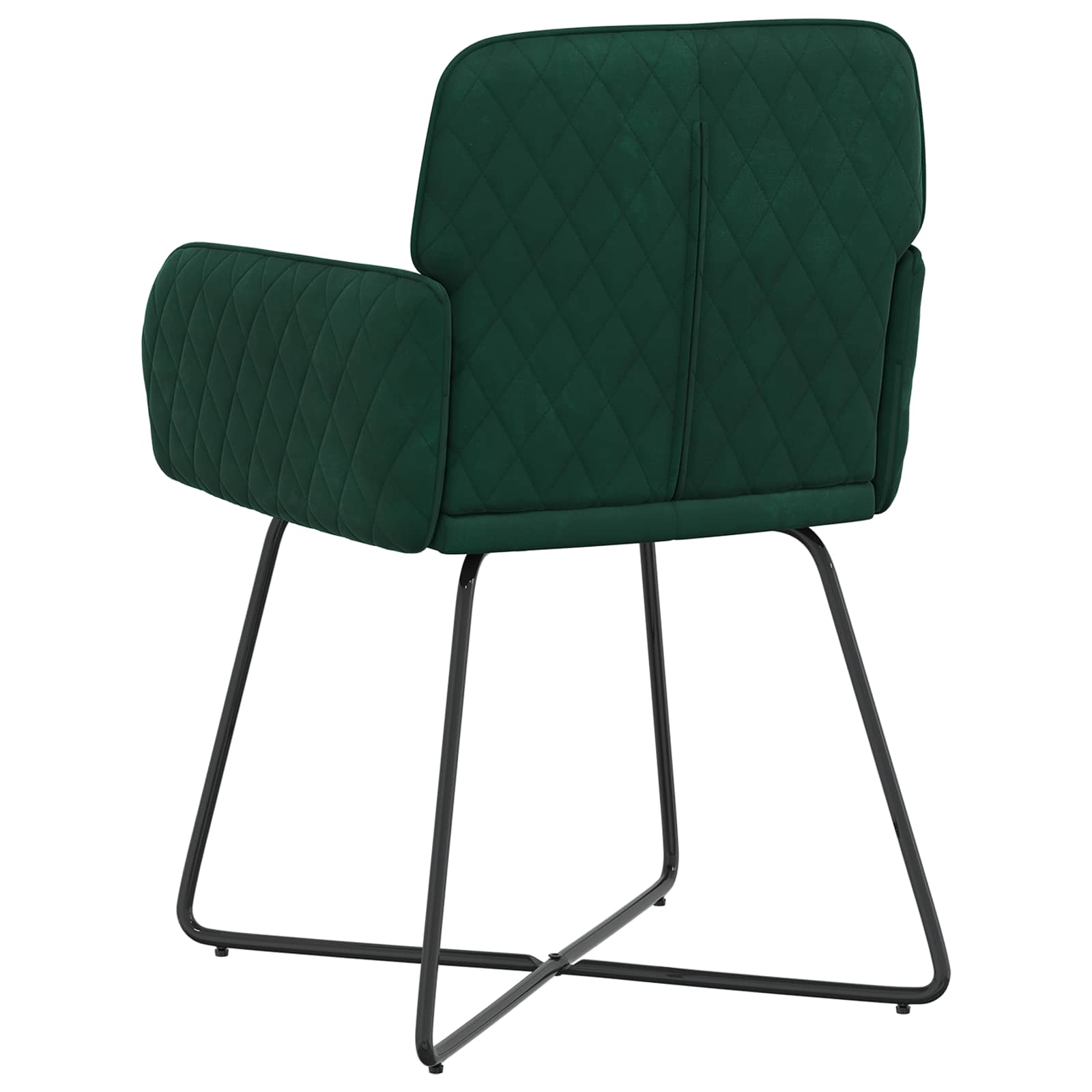 Trpezarijske stolice 6 pcs Baršun Tamnozelena 59 x 56,5 x 86 cm