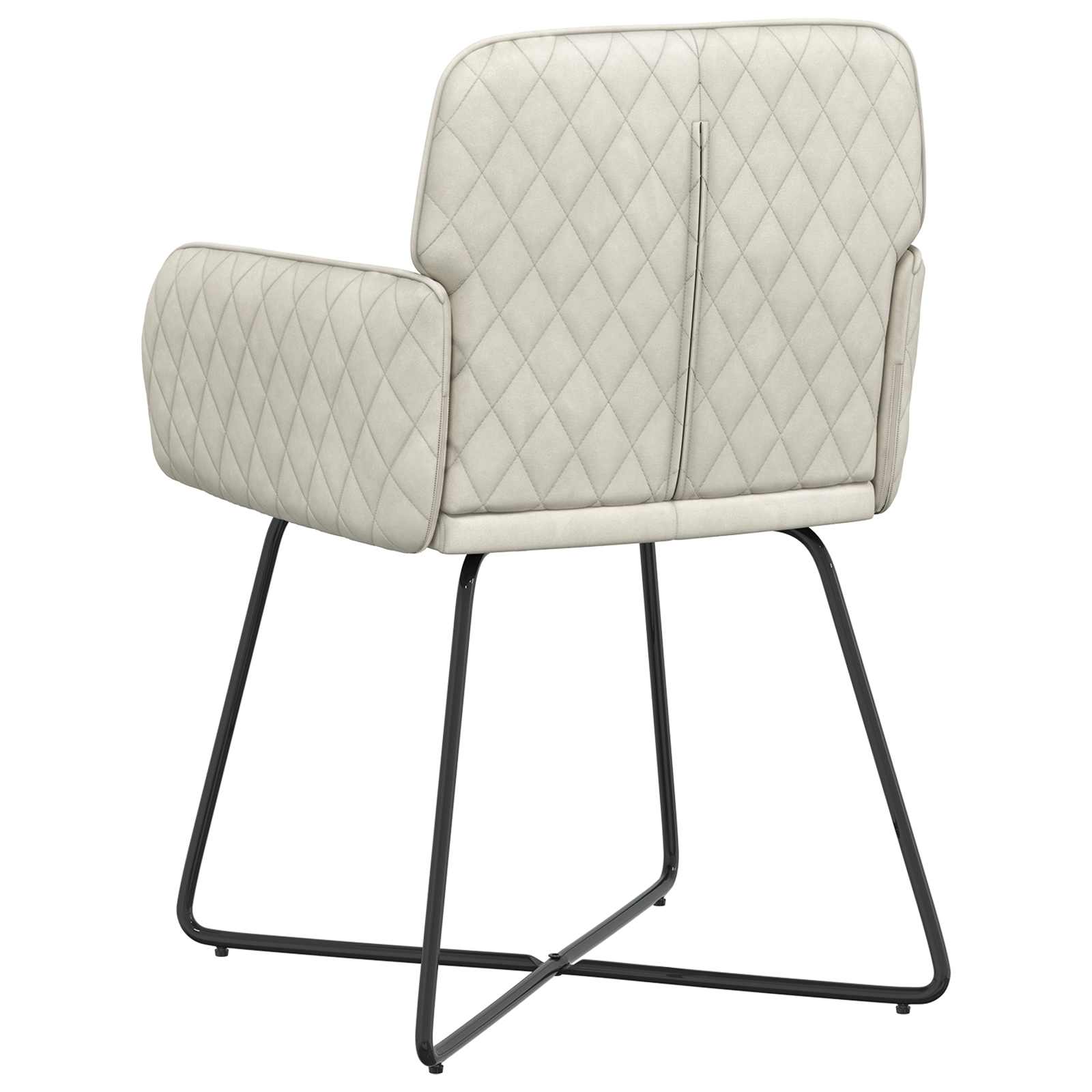 Trpezarijske stolice 6 pcs Baršun Krem 59 x 56,5 x 86 cm