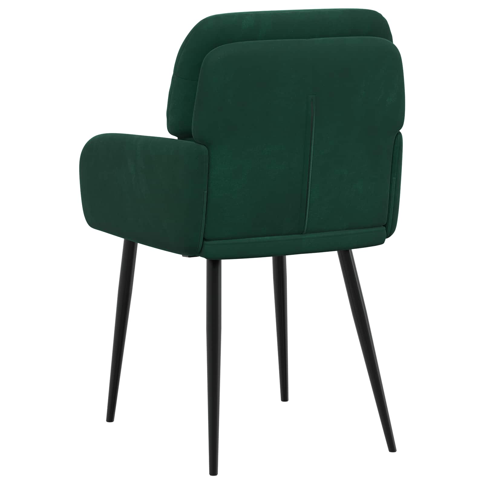 Trpezarijske stolice 4 pcs Baršun Tamnozelena 59 x 59,5 x 90 cm