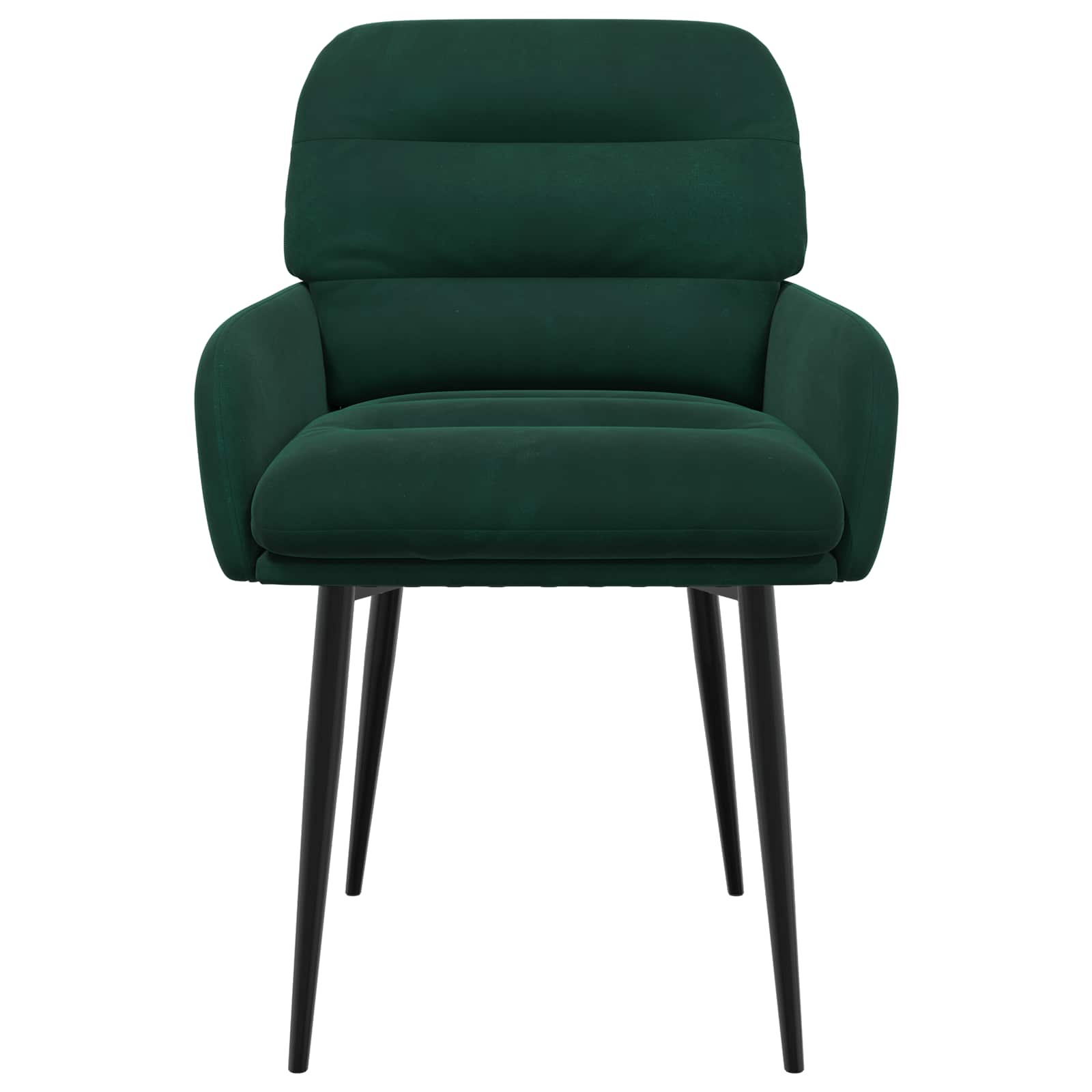 Trpezarijske stolice 4 pcs Baršun Tamnozelena 59 x 59,5 x 90 cm