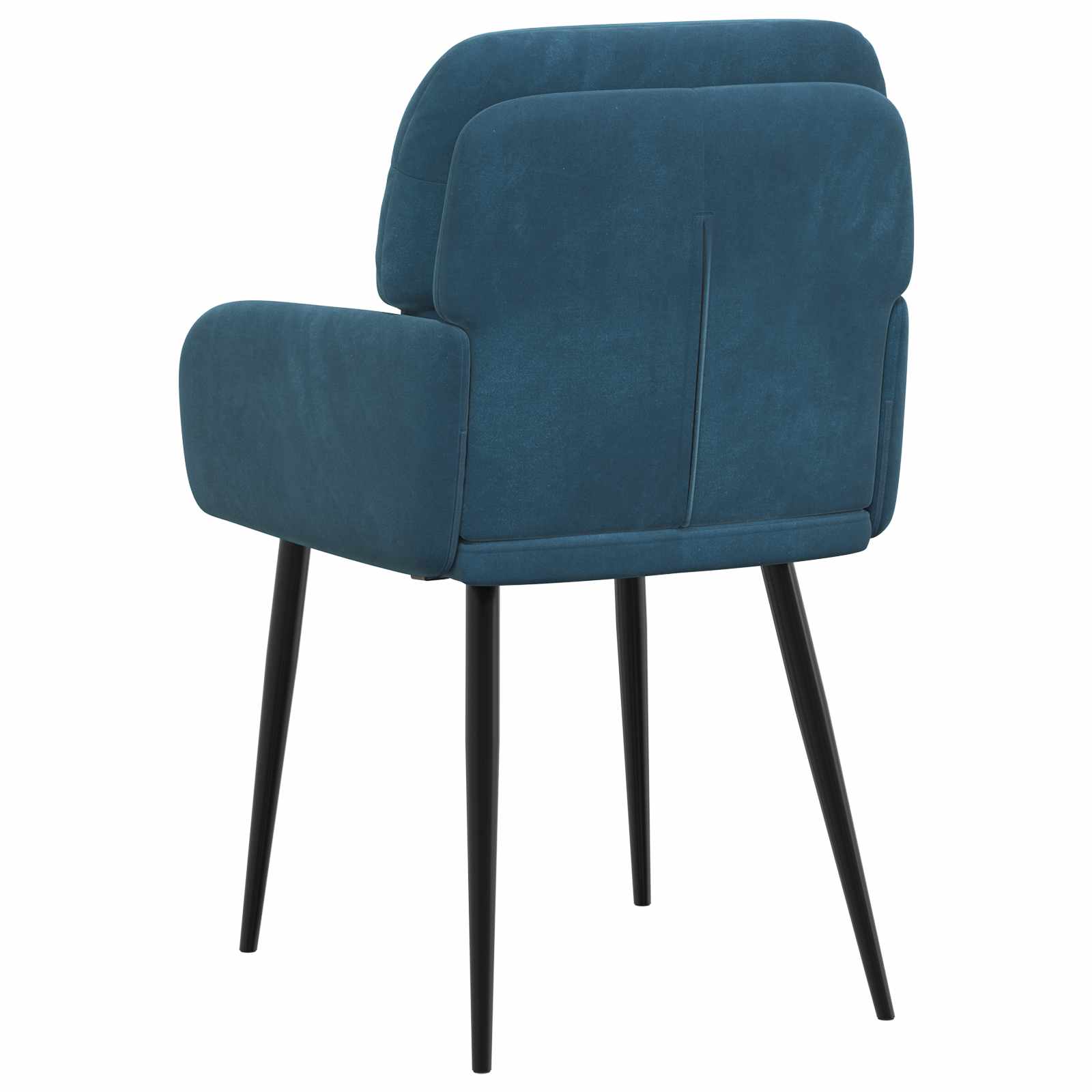 Trpezarijske stolice 4 pcs Baršun Plava 59 x 59,5 x 90 cm