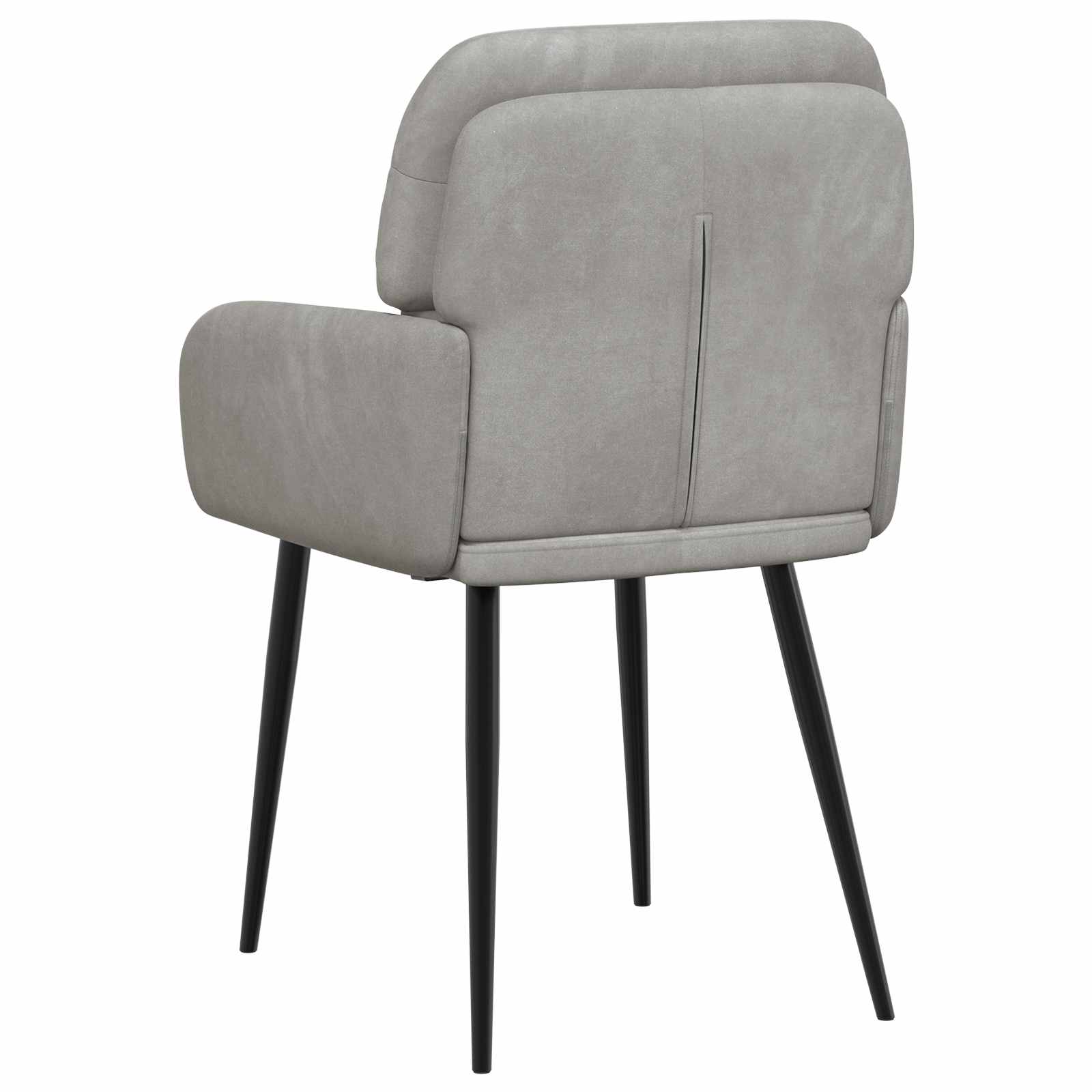 Trpezarijske stolice 6 pcs Baršun Svjetlosiva 59 x 59,5 x 90 cm