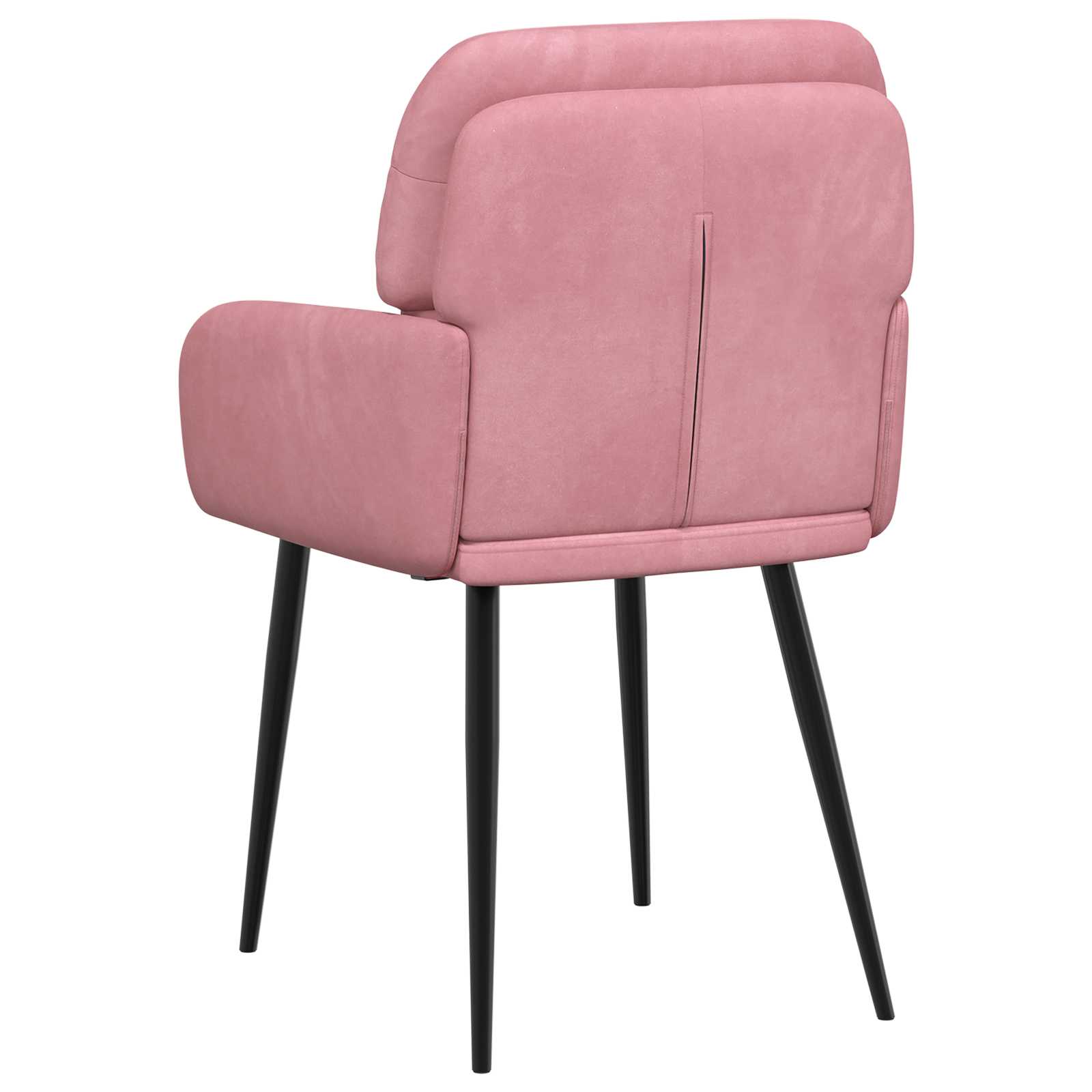 Trpezarijske stolice 6 pcs Baršun Ružičasta 59 x 59,5 x 90 cm