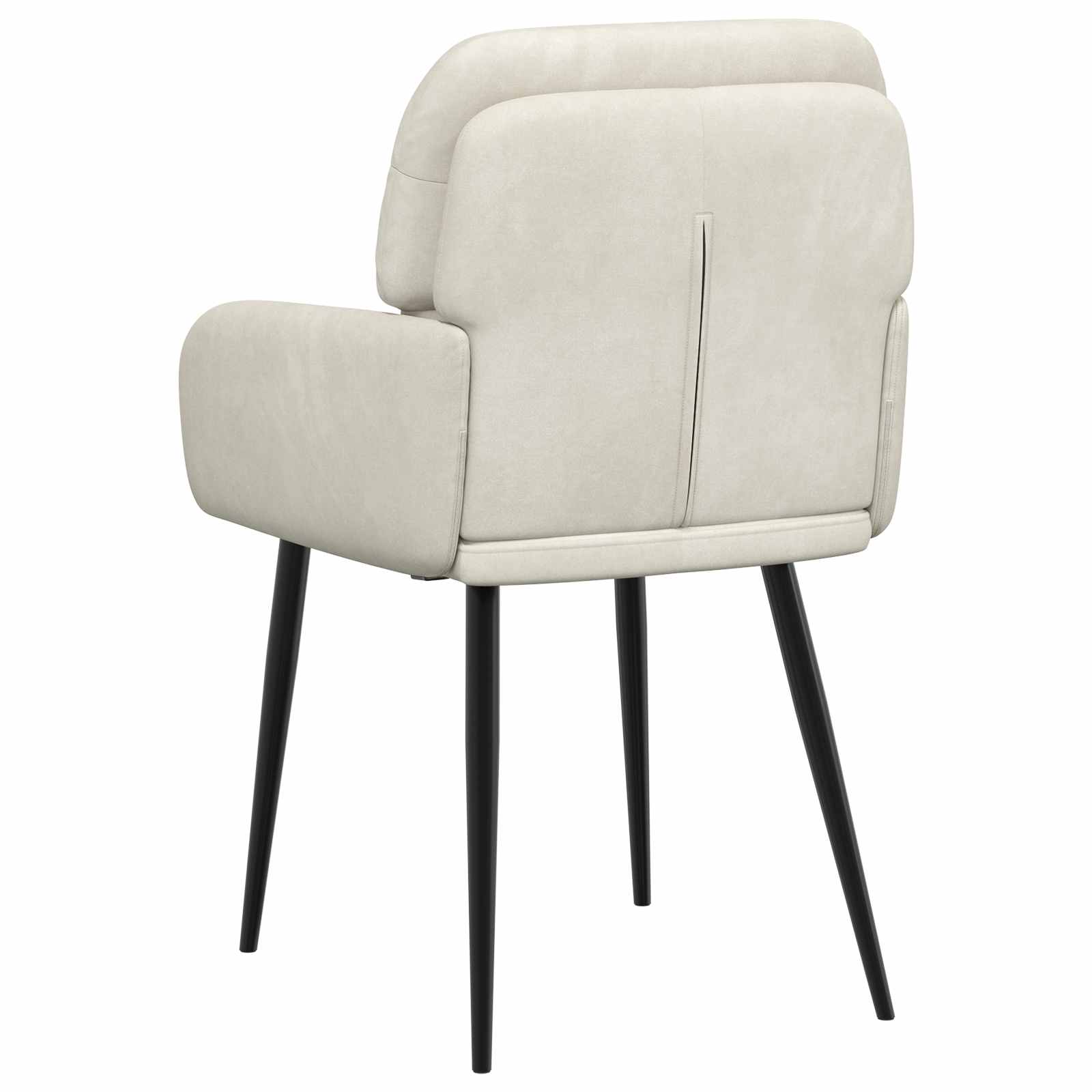 Trpezarijske stolice 6 pcs Baršun Krem 59 x 59,5 x 90 cm