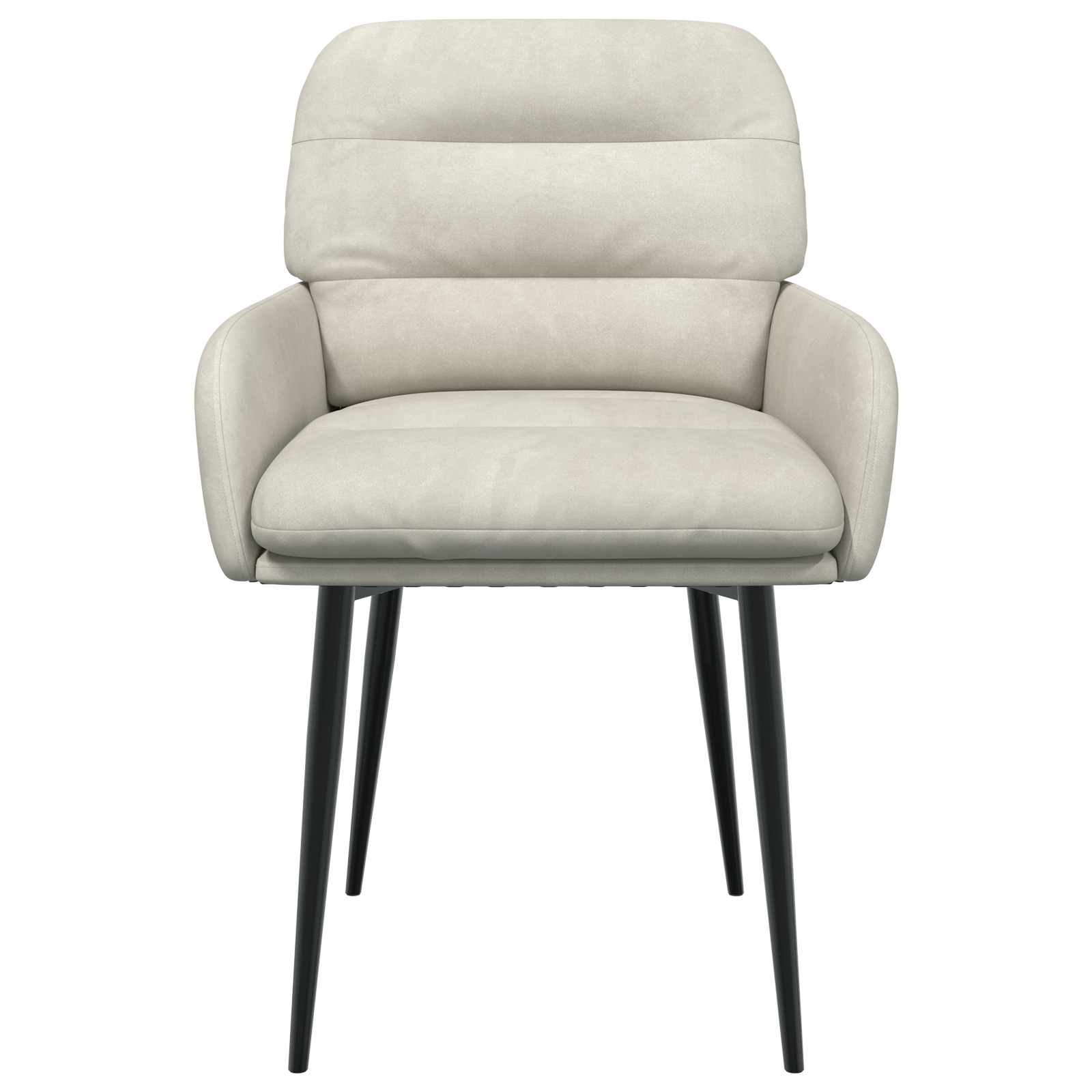 Trpezarijske stolice 6 pcs Baršun Krem 59 x 59,5 x 90 cm