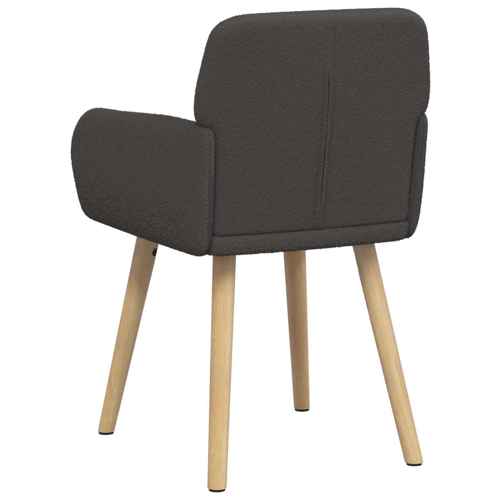 Trpezarijske stolice 4 pcs Bouclé Tamnosiva 59 x 57 x 85 cm