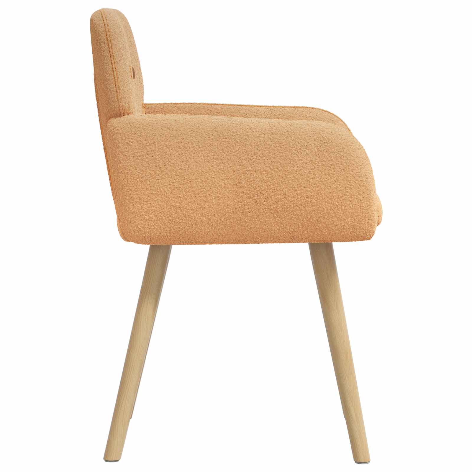 Trpezarijske stolice 4 pcs Bouclé Bež 59 x 57 x 85 cm