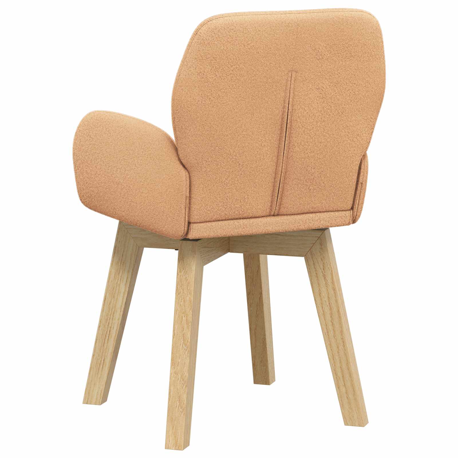 Okretne blagovaonske stolice 4 pcs Bouclé Bež 54 x 58 x 87 cm