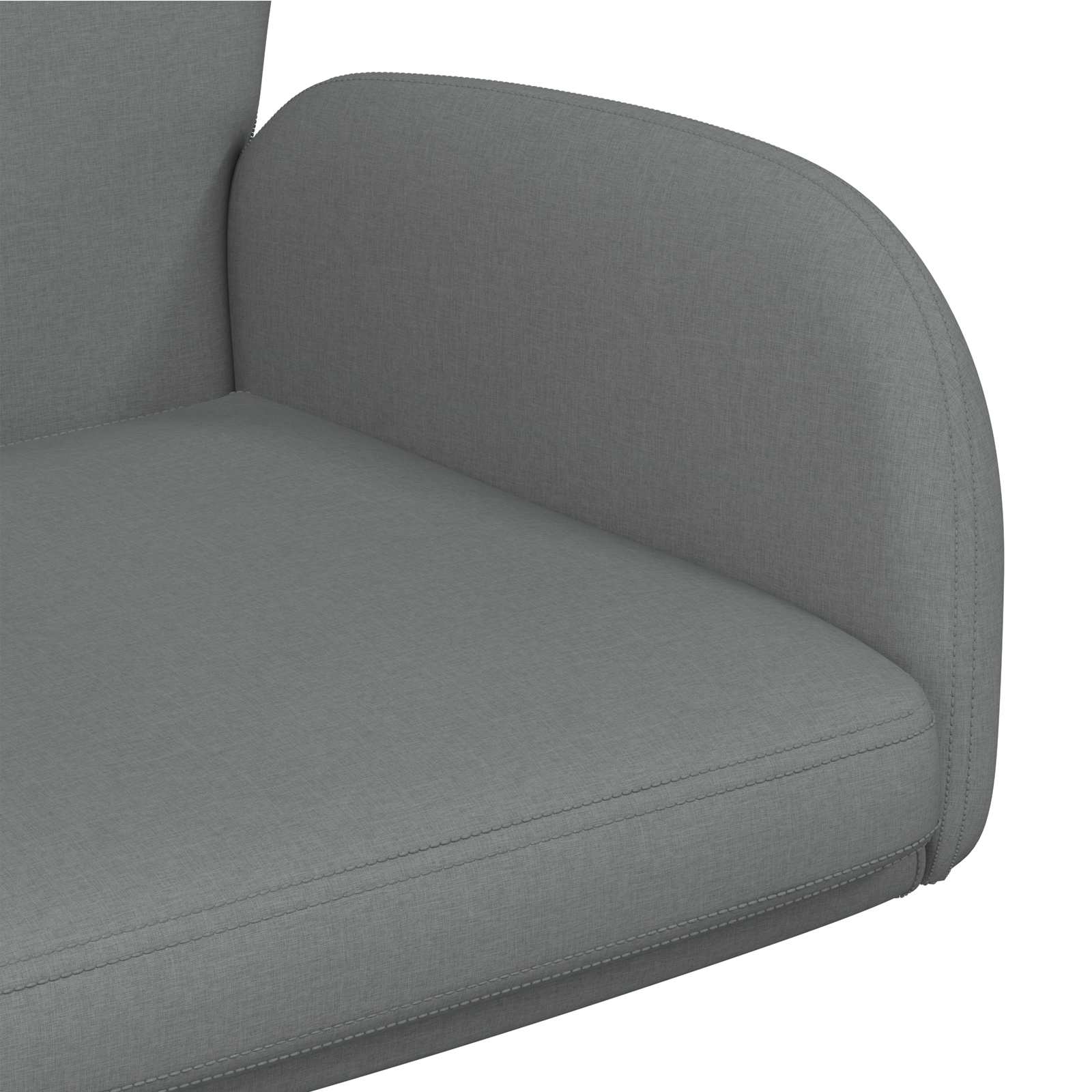 Okretne radne stolice 2 kom. 54 x 58 x 90 cm Tamnosiva Tkanina