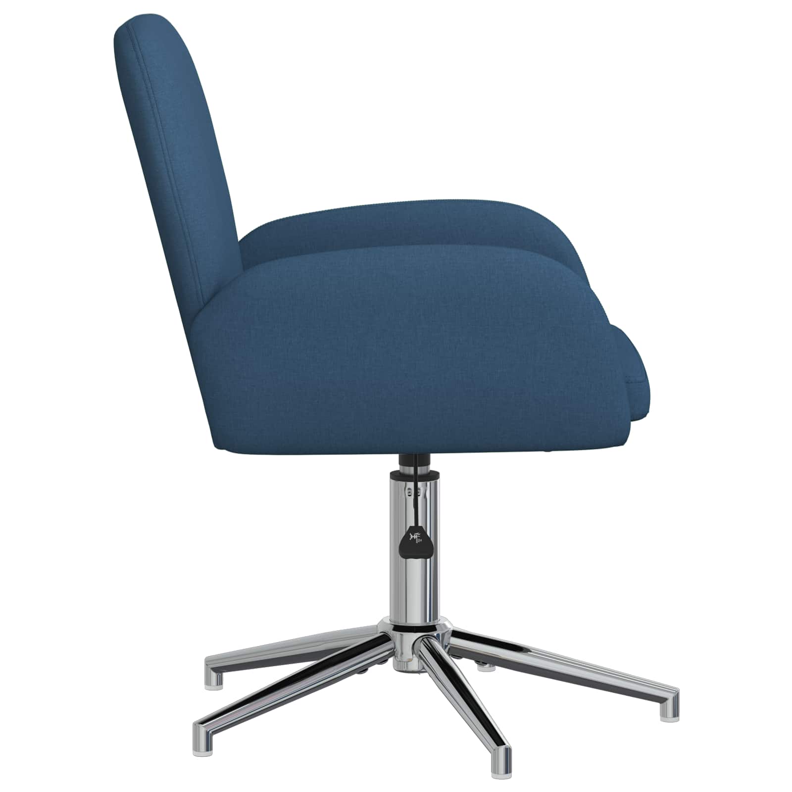 Okretne radne stolice 2 kom. 54 x 58 x 90 cm Plava Tkanina