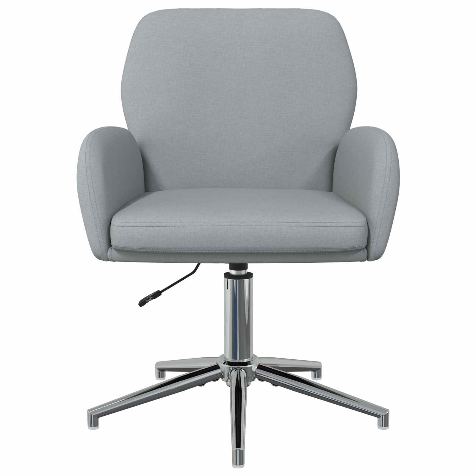 Okretne radne stolice 4 kom. 54 x 58 x 90 cm Svjetlosiva
