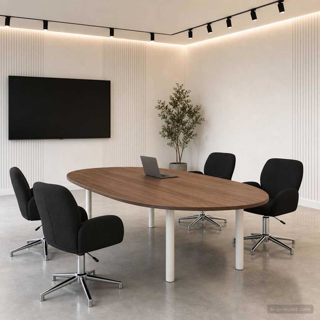 Okretne radne stolice 4 kom. 54 x 58 x 90 cm Crna Tkanina