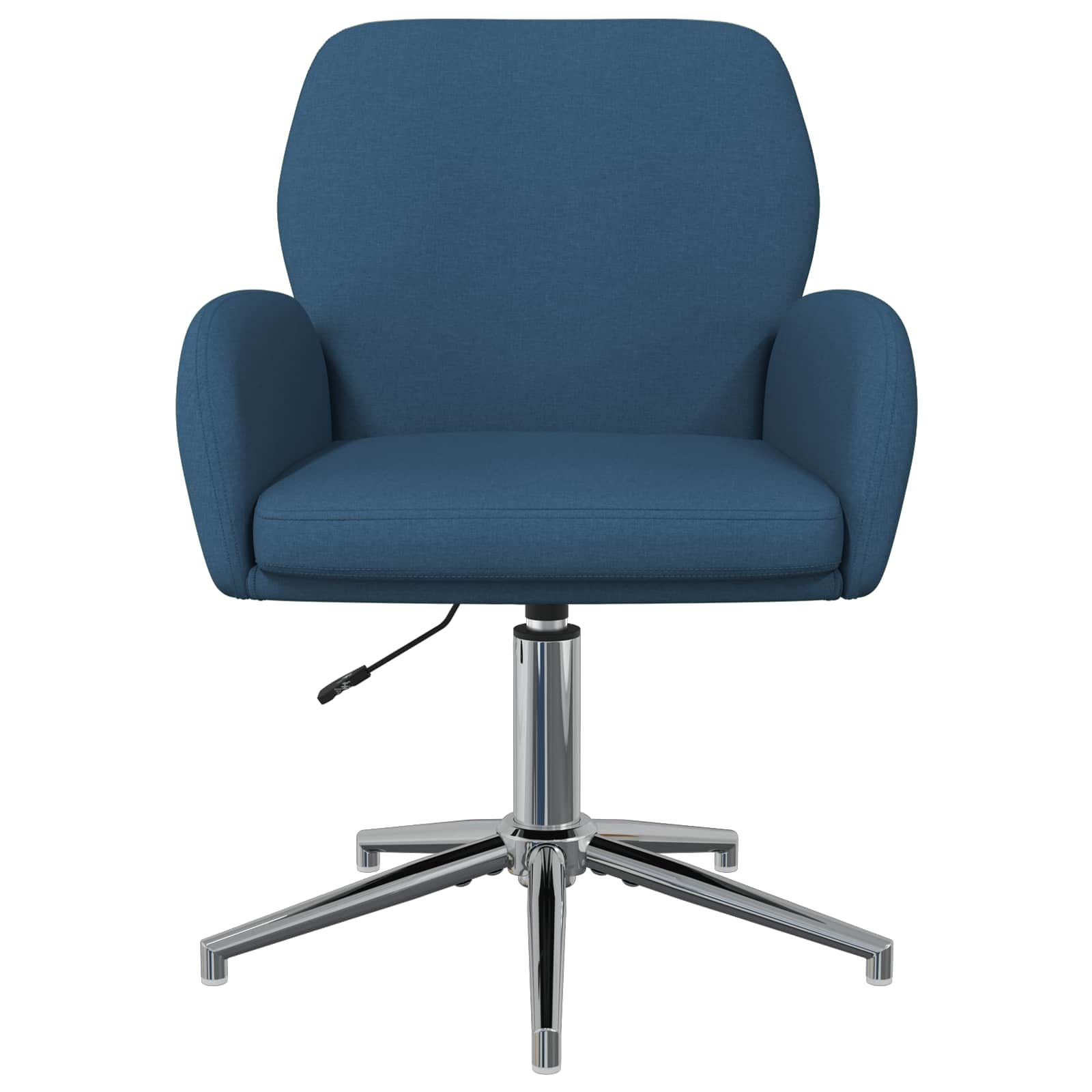 Okretne radne stolice 4 kom. 54 x 58 x 90 cm Plava Tkanina