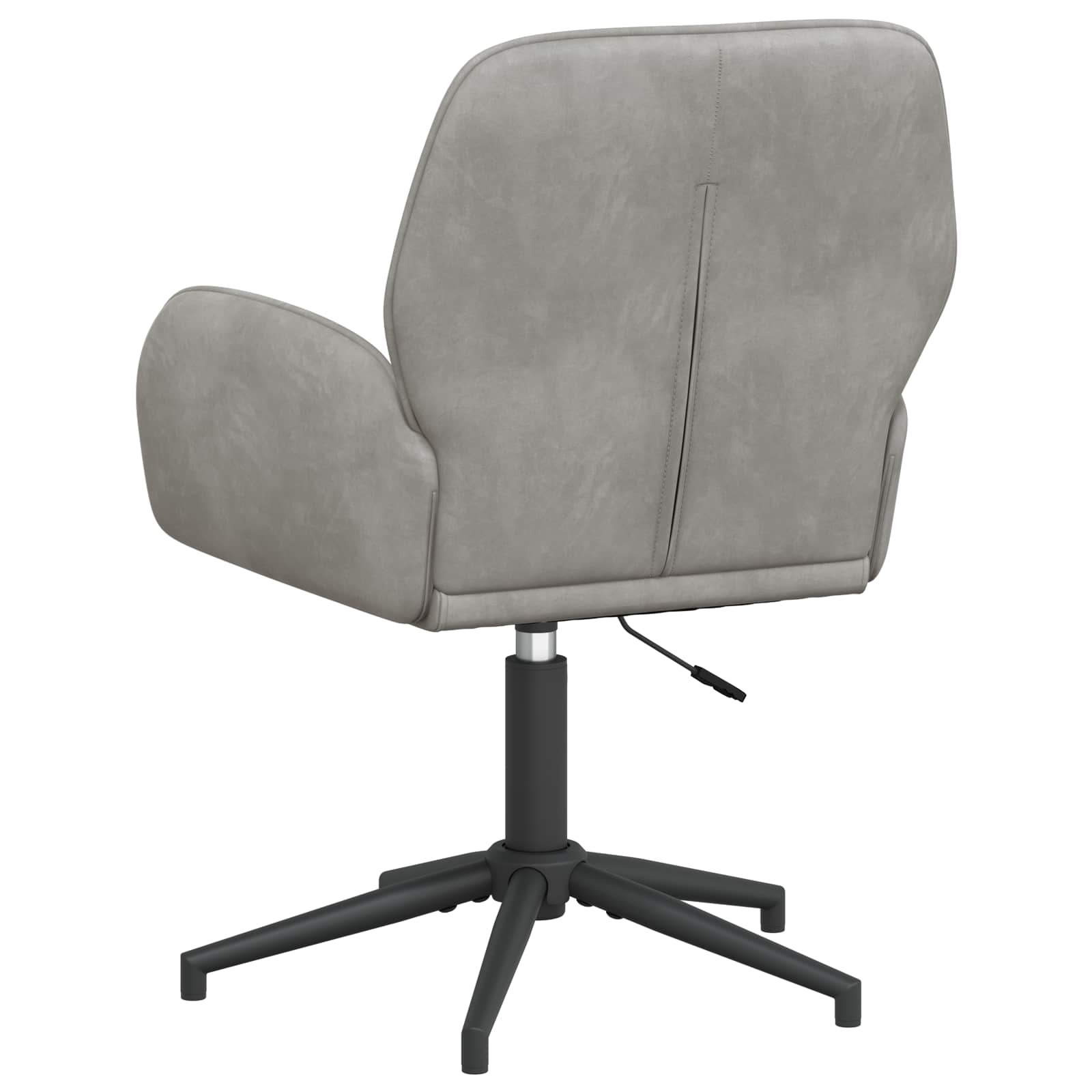 Okretne radne stolice 2 kom. 54 x 55 x 90 cm Svjetlosiva Baršun