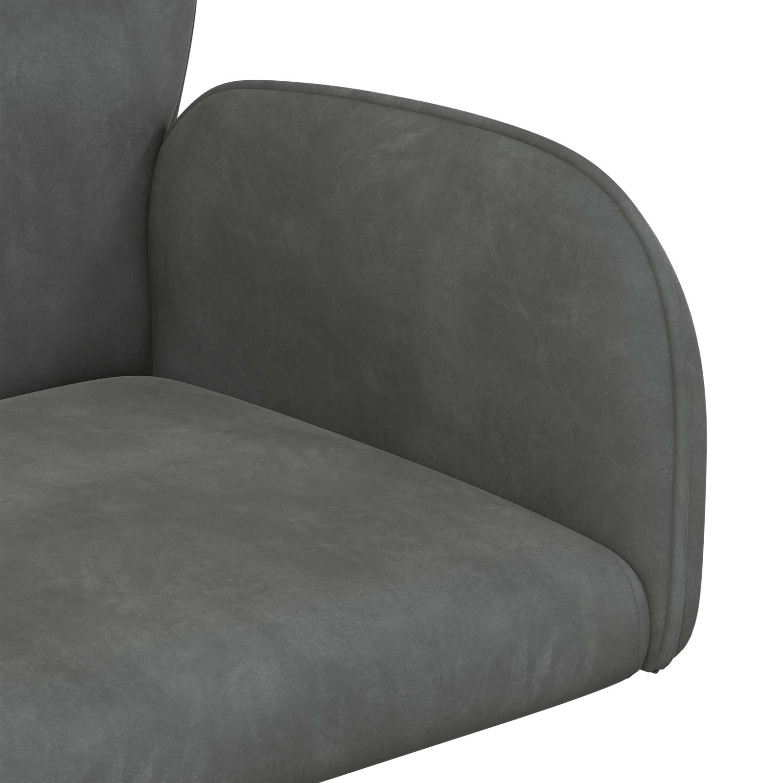Okretne radne stolice 4 kom. 54 x 55 x 90 cm Tamnosiva Baršun