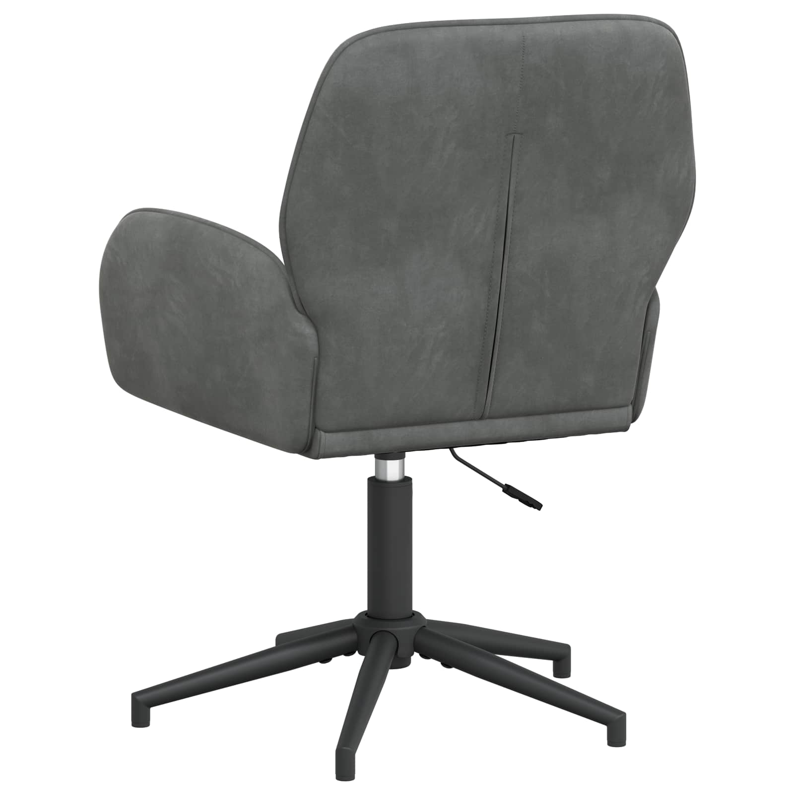 Okretne radne stolice 6 kom. 54 x 55 x 90 cm Tamnosiva Baršun
