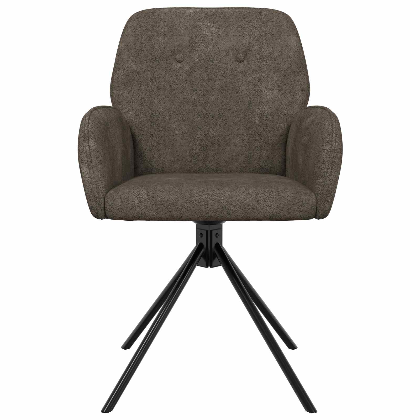 Okretne blagovaonske stolice 4 pcs Umetnička suknja koža