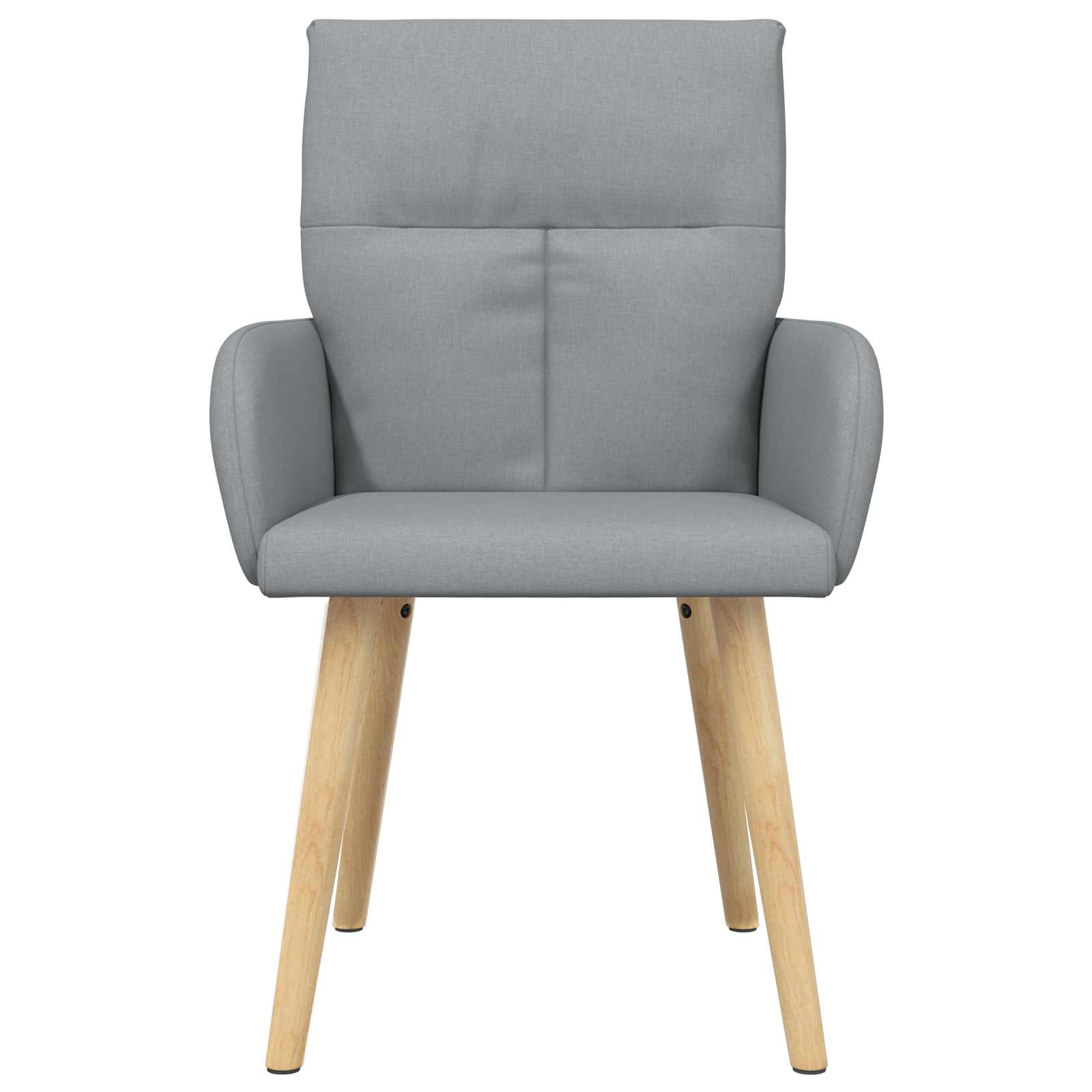 Trpezarijske stolice 4 pcs Tkanina Svjetlosiva 60 x 56 x 96 cm