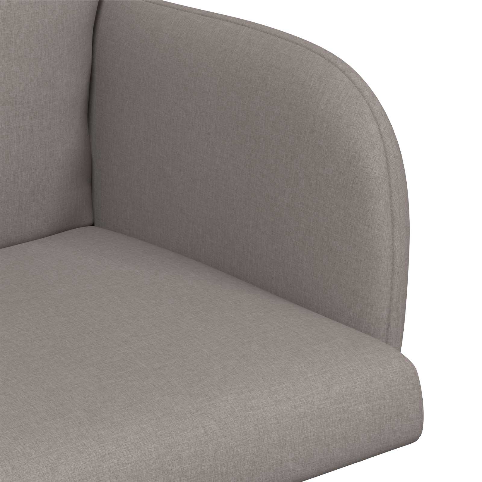Trpezarijske stolice 4 pcs Tkanina Sivosmeđa 60 x 56 x 96 cm