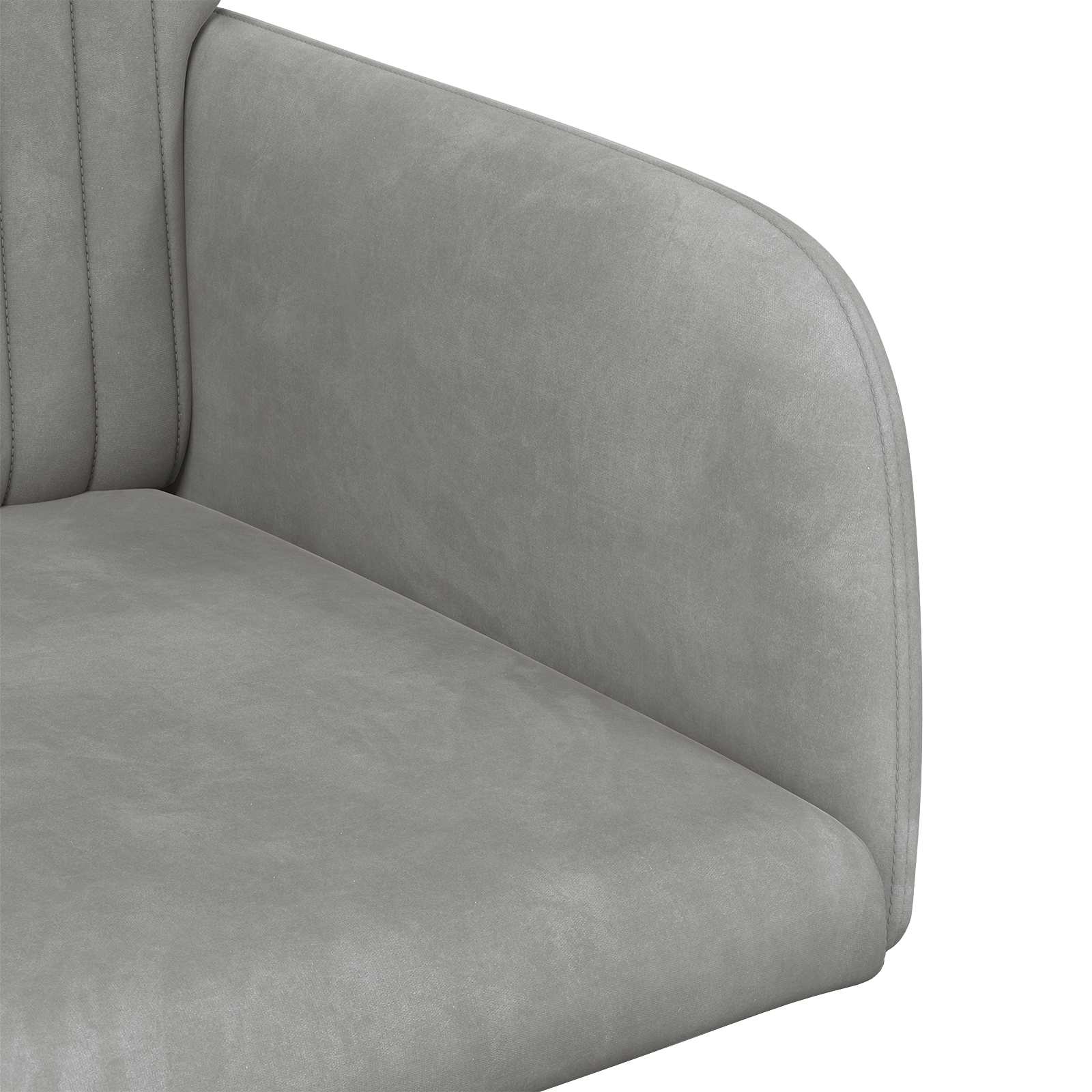Trpezarijske stolice 6 pcs Baršun Svjetlosiva 55 x 50 x 84 cm