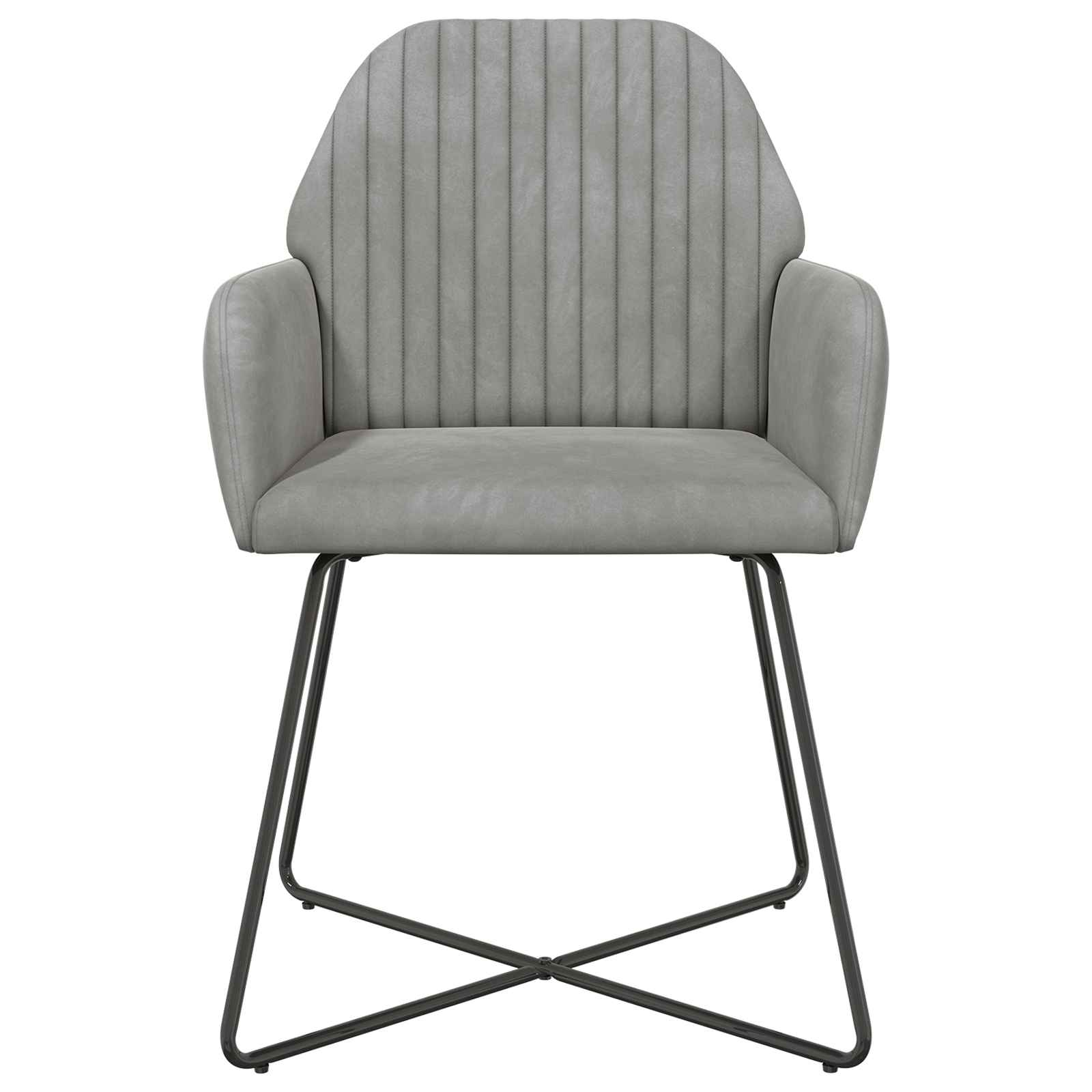 Trpezarijske stolice 6 pcs Baršun Svjetlosiva 55 x 50 x 84 cm