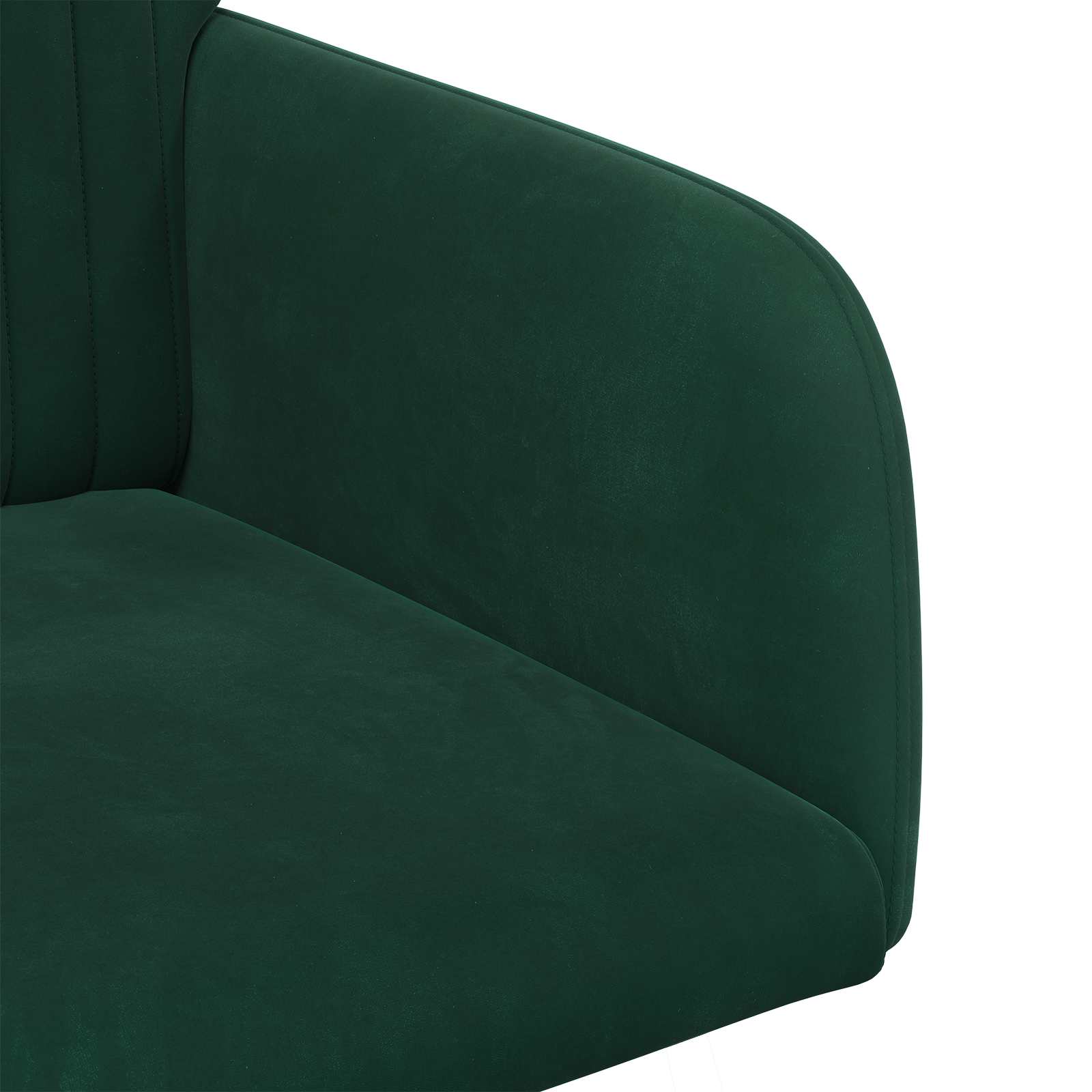 Trpezarijske stolice 6 pcs Baršun Tamnozelena 55 x 50 x 84 cm