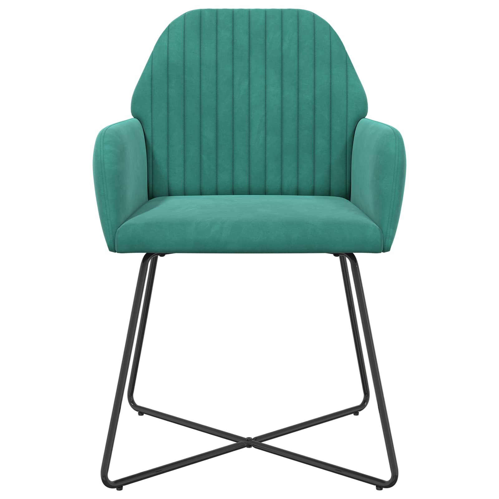 Trpezarijske stolice 6 pcs Baršun Tirkizna 55 x 50 x 84 cm