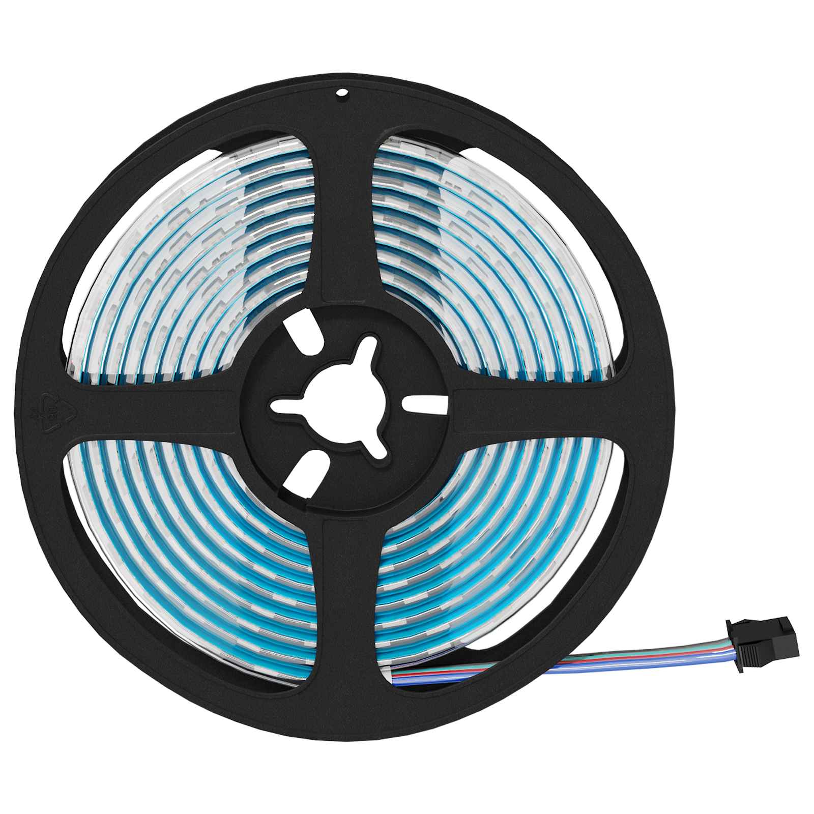 LED traka 12 pcs Crna i prozirna 2100 mm Bakar i plastika