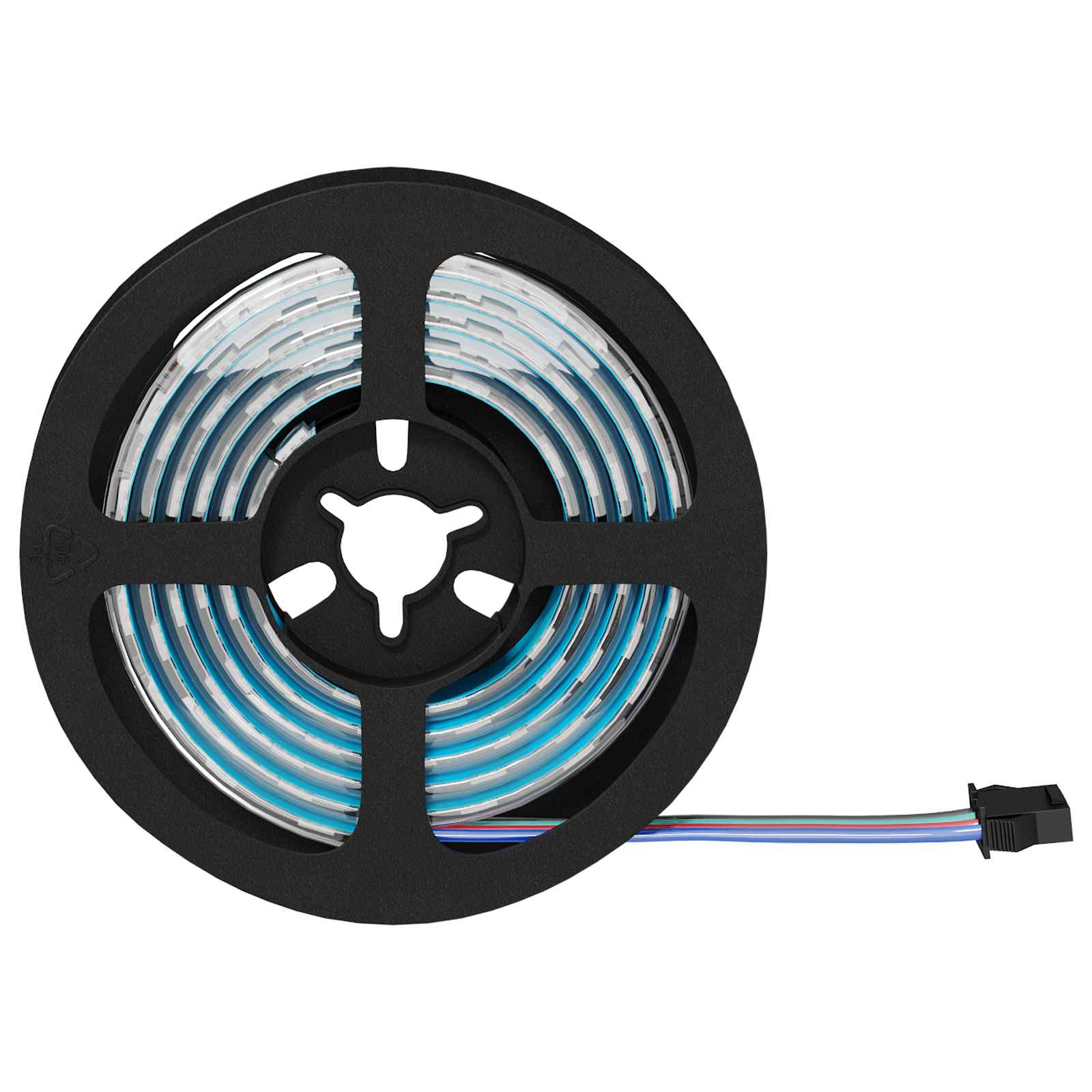 LED traka 12 pcs Crna i prozirna 950 mm Bakar i plastika