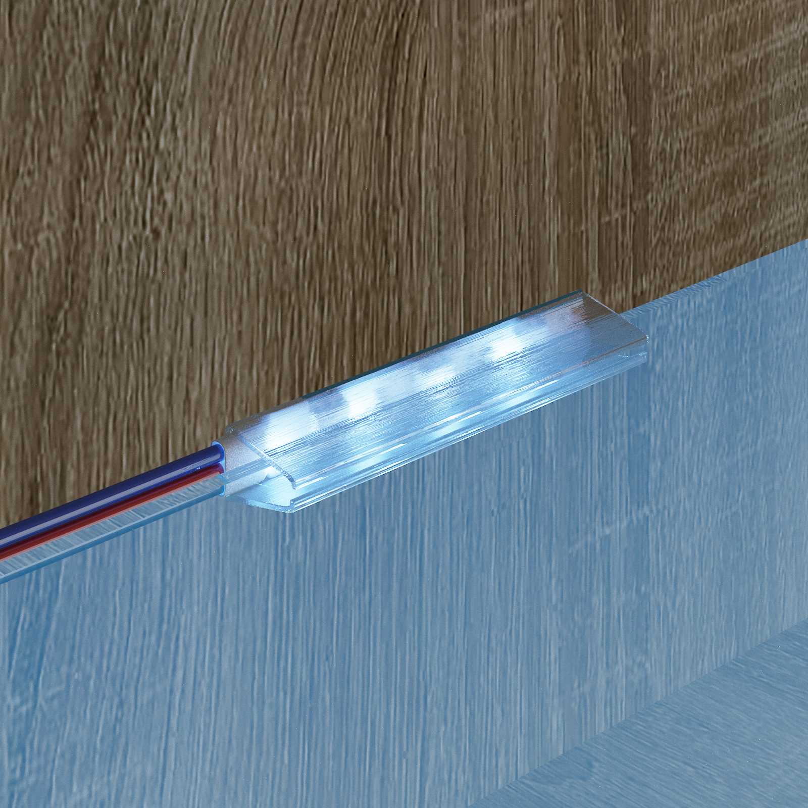 LED traka 12 pcs Crna i bijela 1745 mm Bakar i plastika