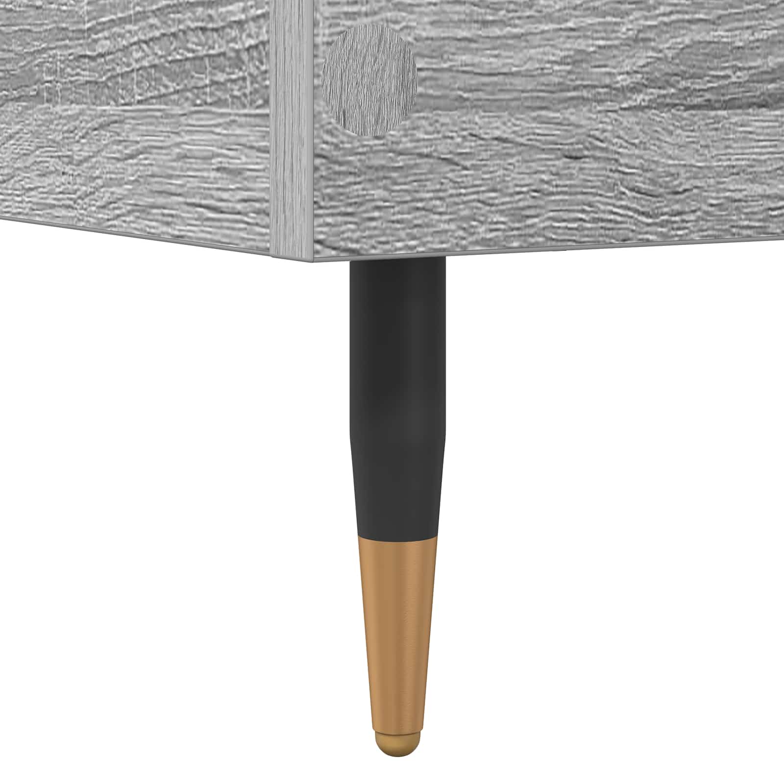 Krevetna konstrukcija Siva Sonoma 80 x 200 cm Konstruirano drvo