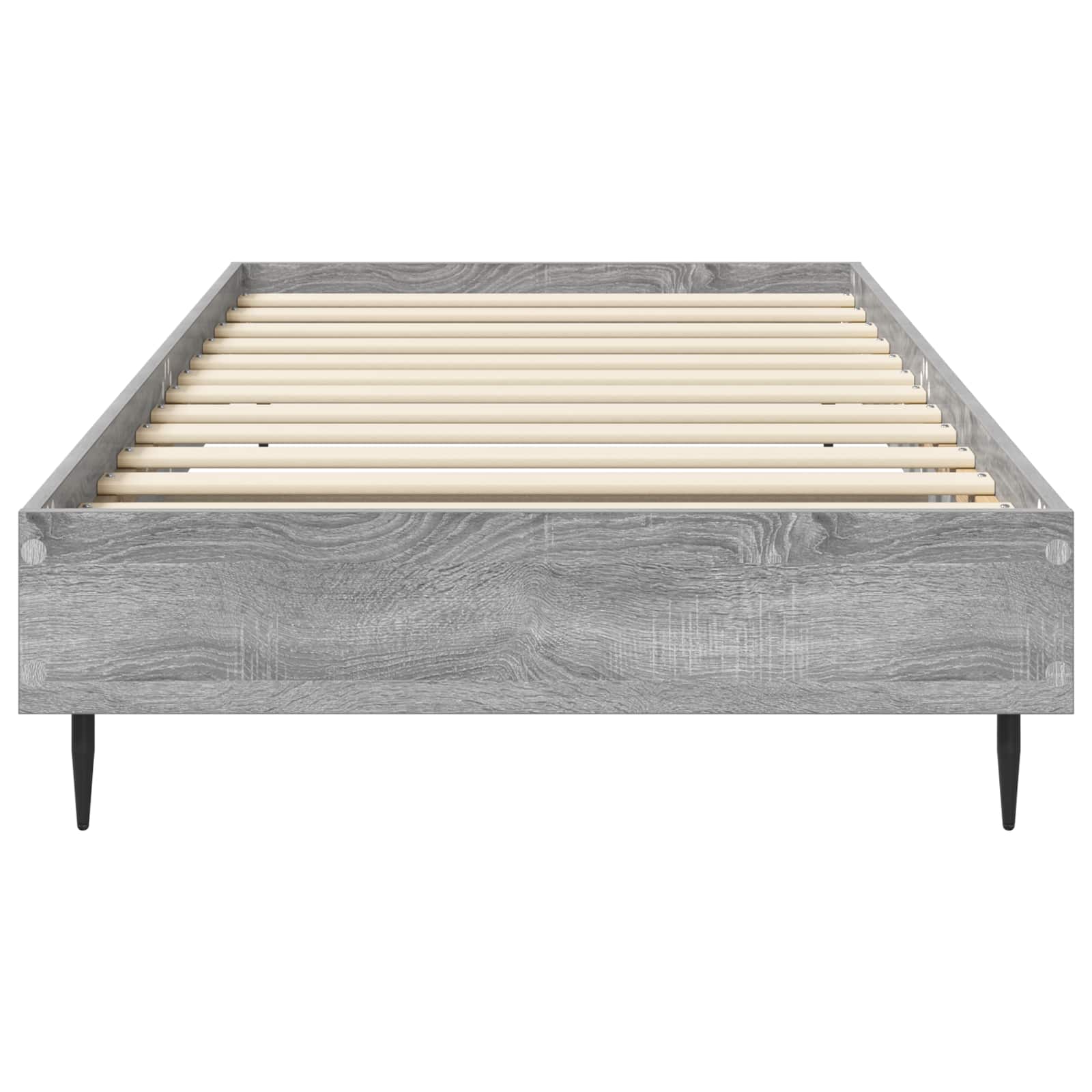 Krevetna konstrukcija Siva Sonoma 80 x 200 cm Konstruirano drvo