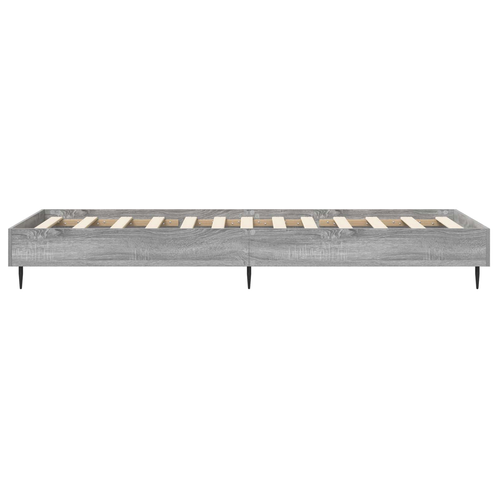 Krevetna konstrukcija Siva Sonoma 80 x 200 cm Konstruirano drvo