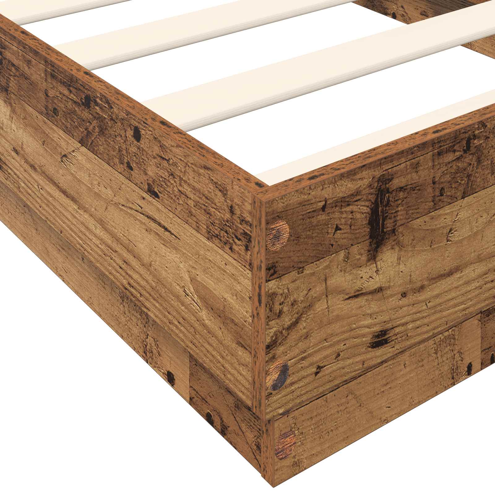 Okvir kreveta za pod Staro drvo 80 x 200 cm Konstruirano drvo