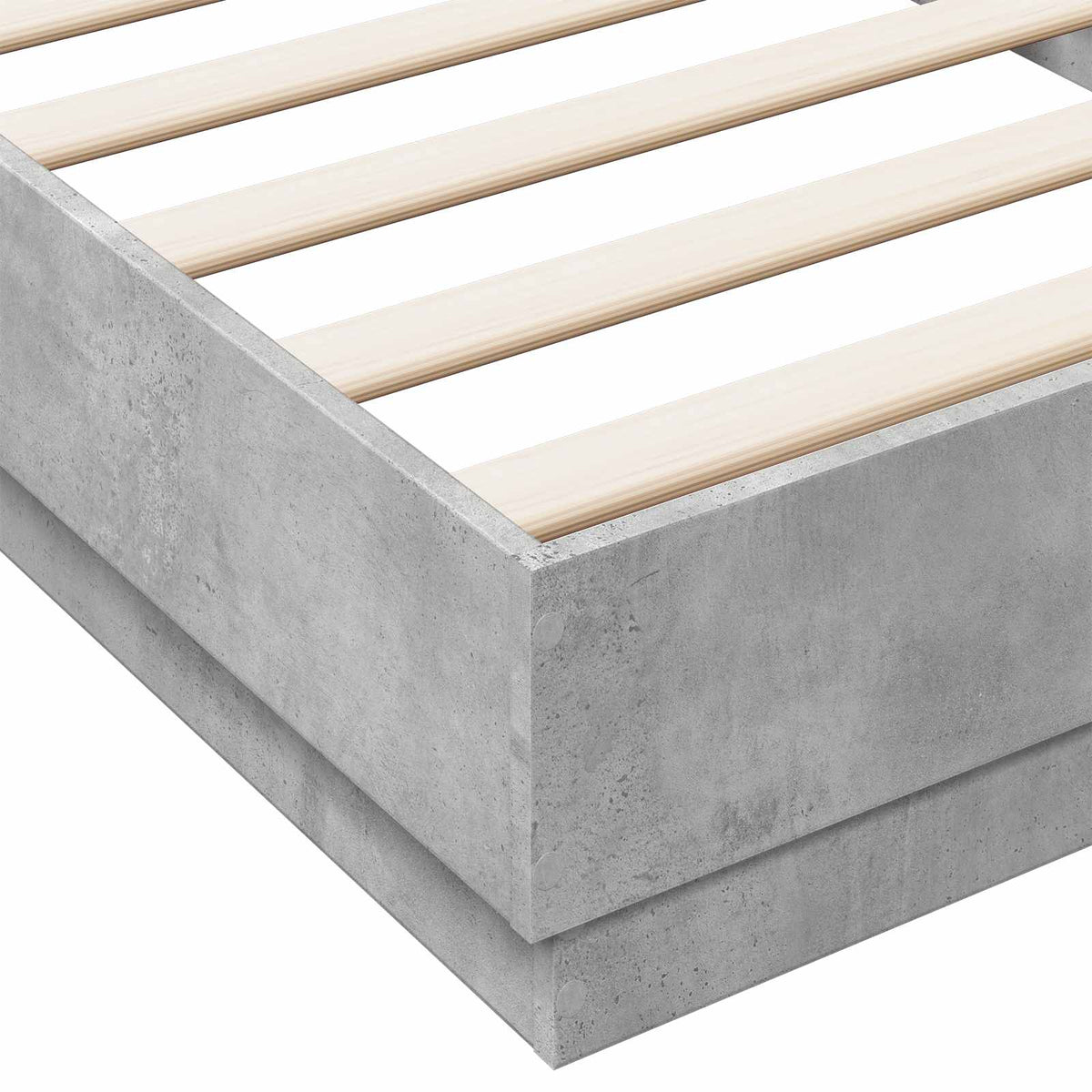Okvir kreveta za pod Betonska siva 80 x 200 cm