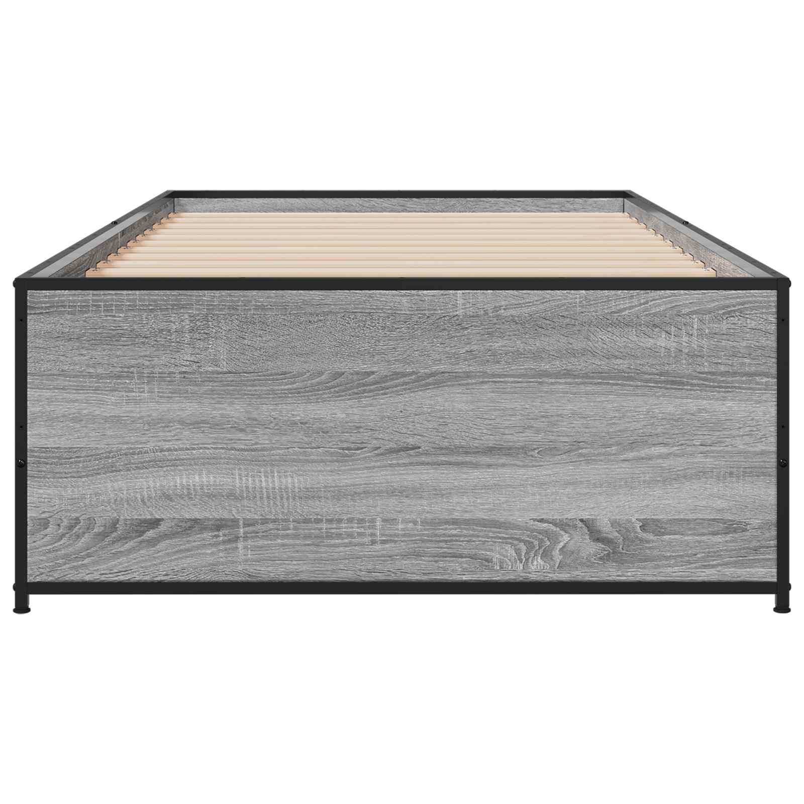 Krevetna konstrukcija Siva Sonoma 80 x 200 cm Konstruirano drvo